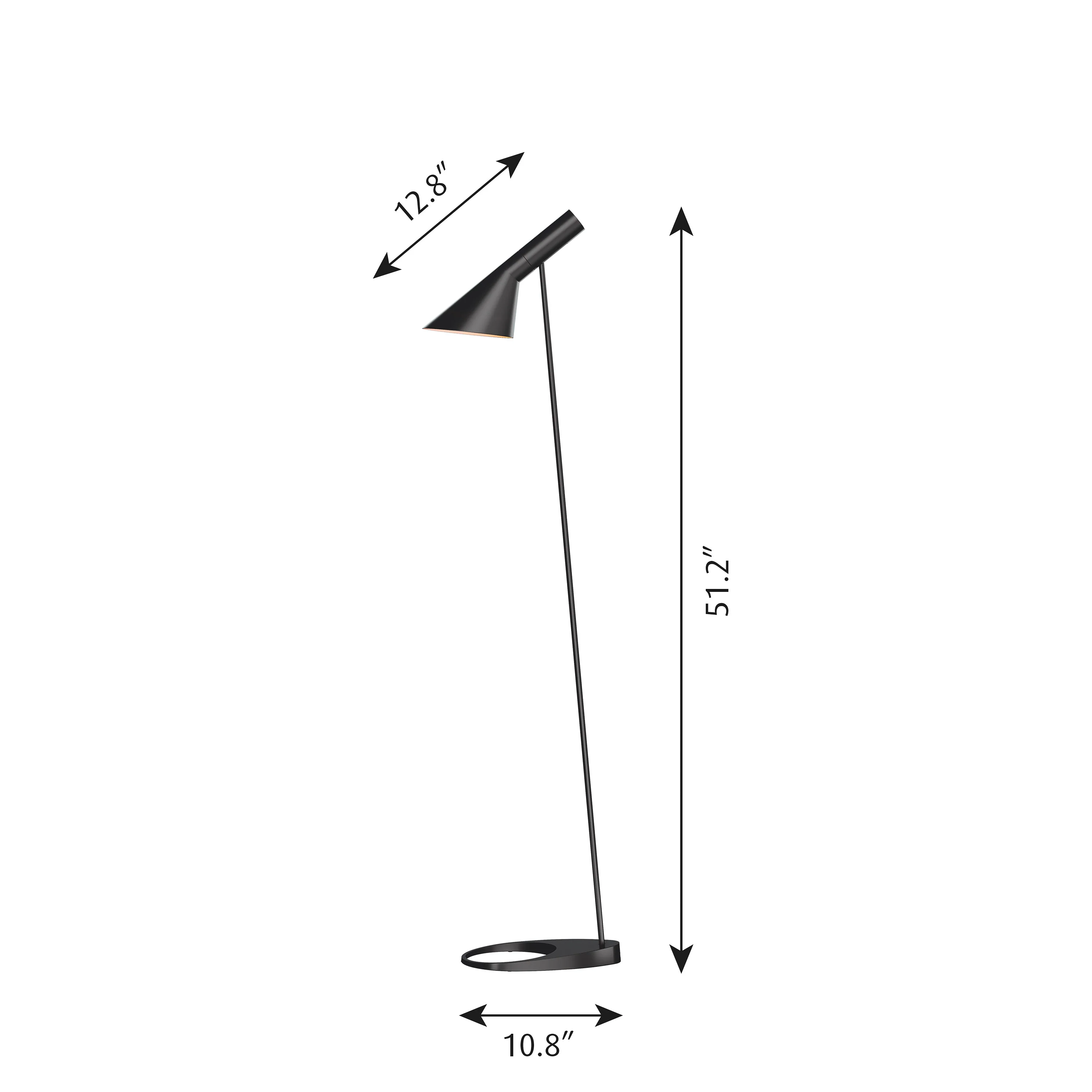 AJ Floor Light - Black - Image 3