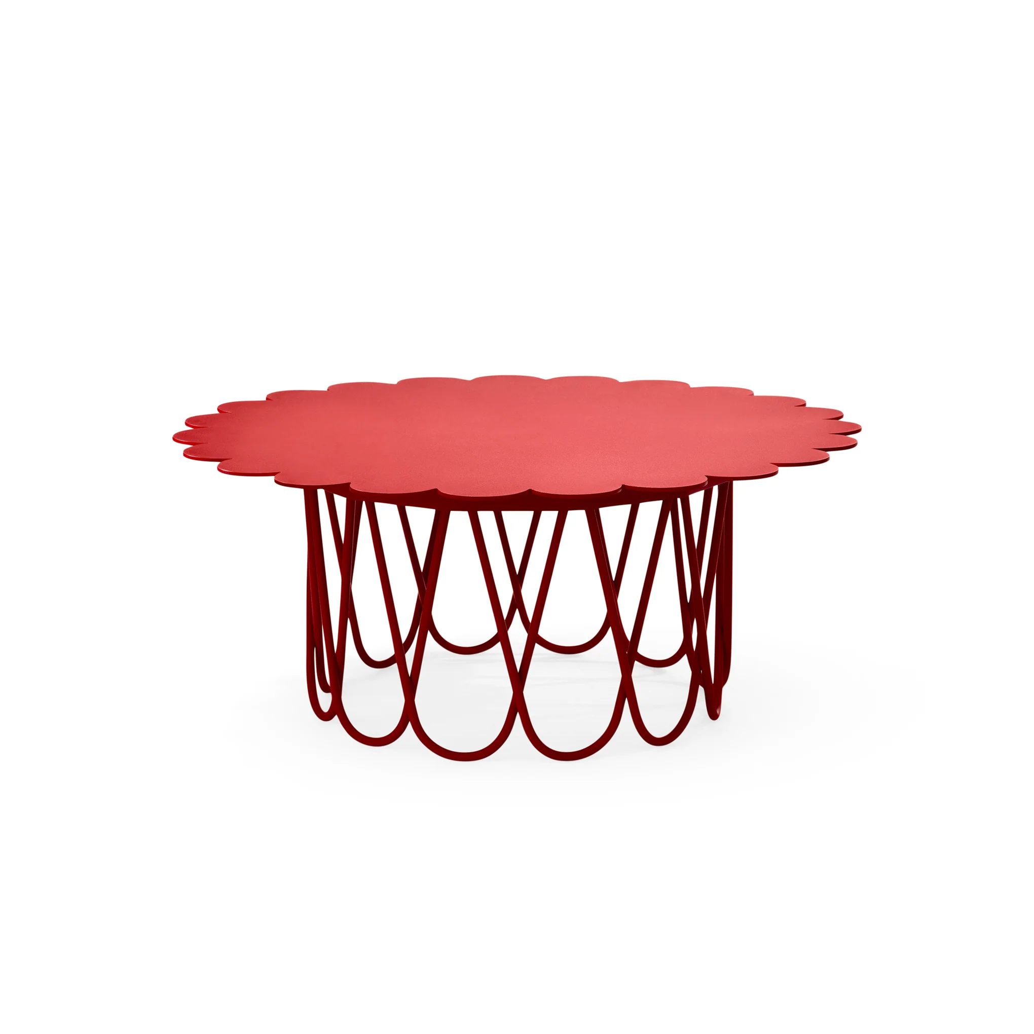 Alexander Girard Flower Coffee Table from Herman Miller - Red - Image 7