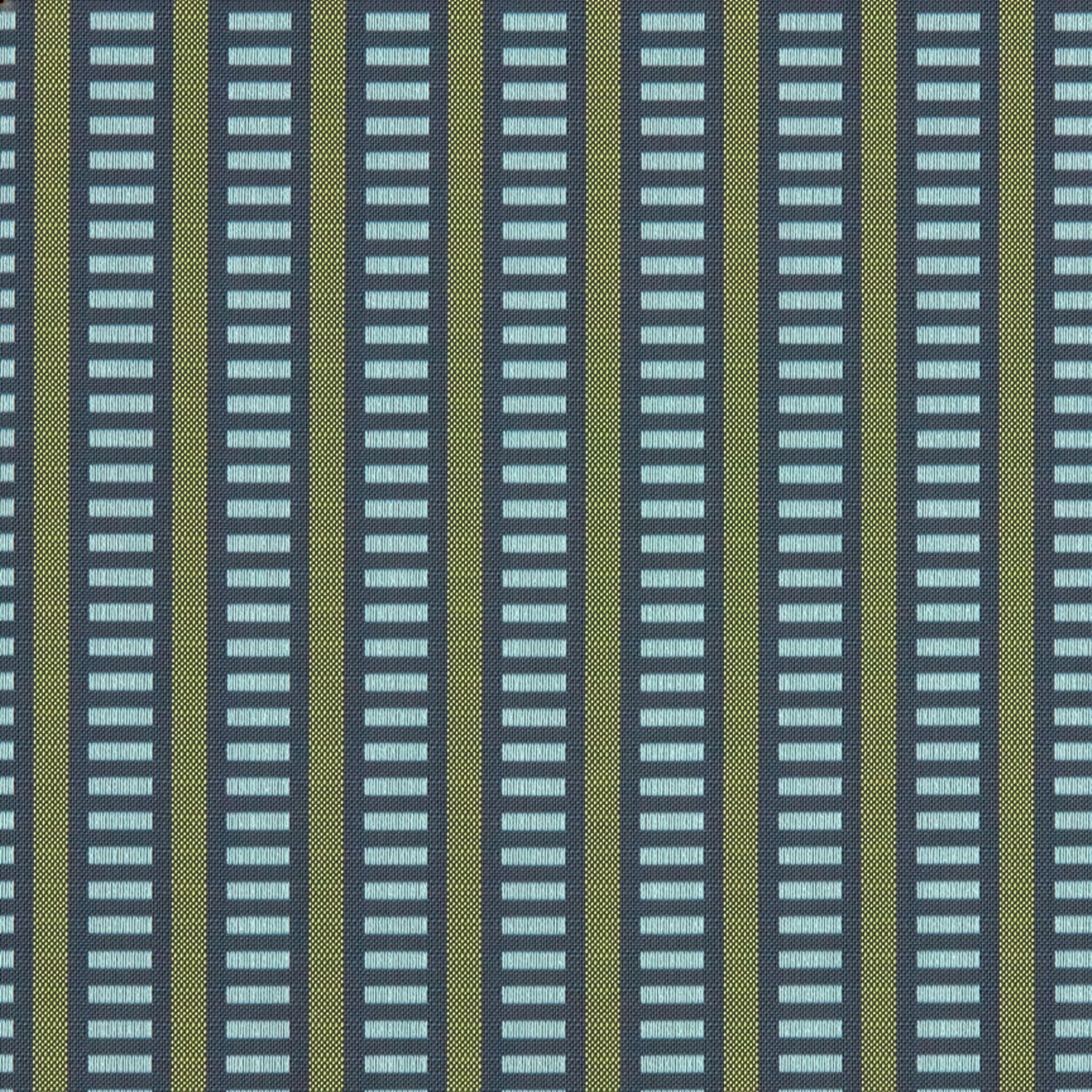 Alexander Girard Upholstered Stool from Herman Miller - Mexidot Turquoise/ Olive - Image 3