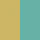 Amigo Outdoor Lounge Chair with Sun Shield - Yellow/ Teal - Image 9