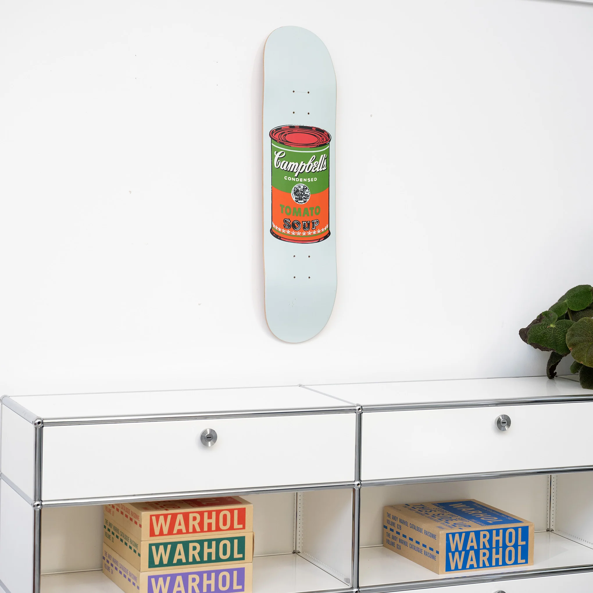 Andy Warhol: Skateboard Colored Campbell's Soup Cans - Red - Image 2