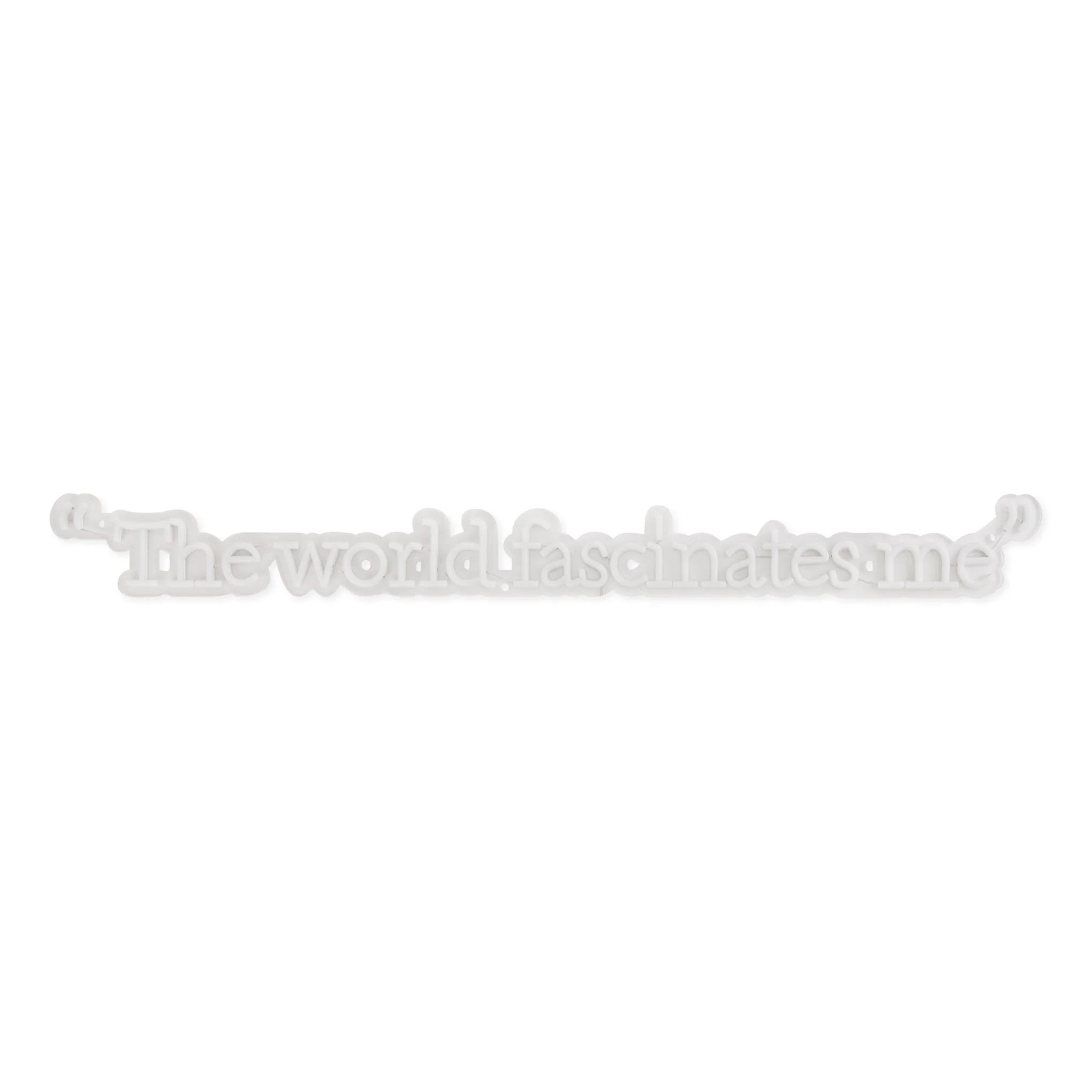 Andy Warhol The World Fascinates Me Quote Neon Sign - Image 3