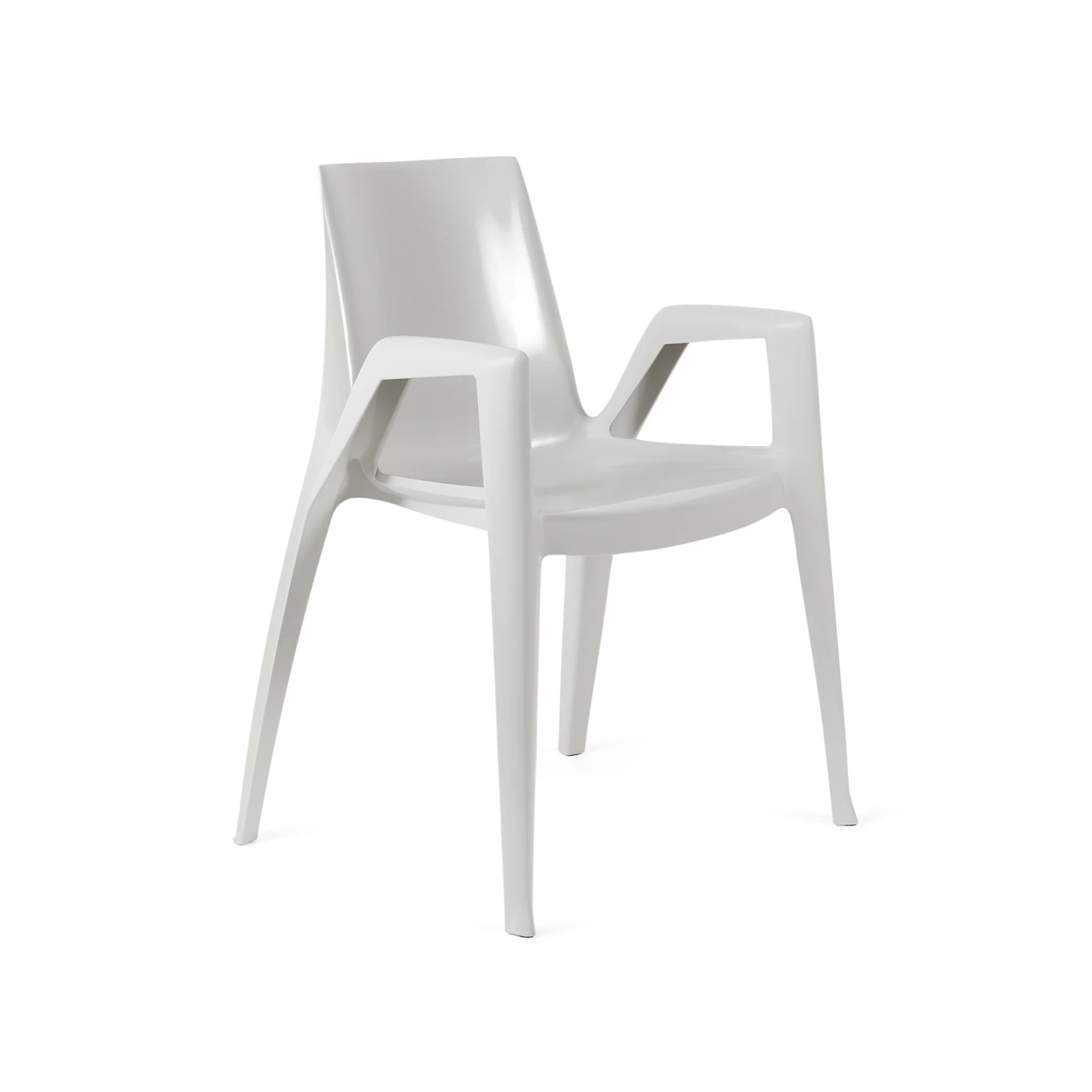 ArcoBellini Stacking Chair from Heller - Gray Pearl