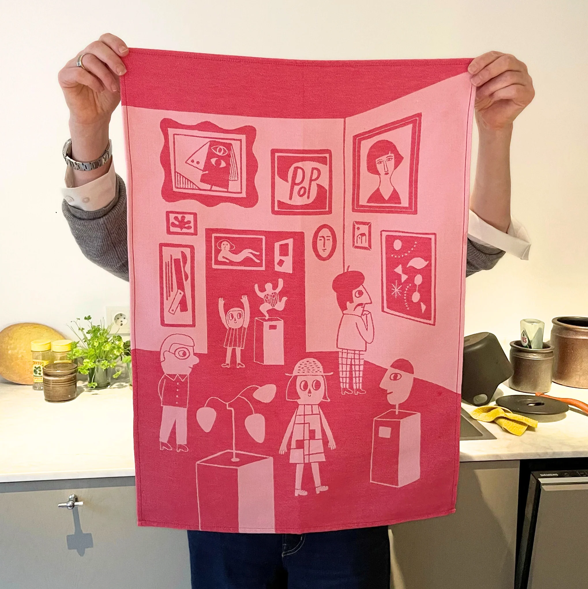 Art Lovers Cotton Tea Towels - Set of 2 - Image 4
