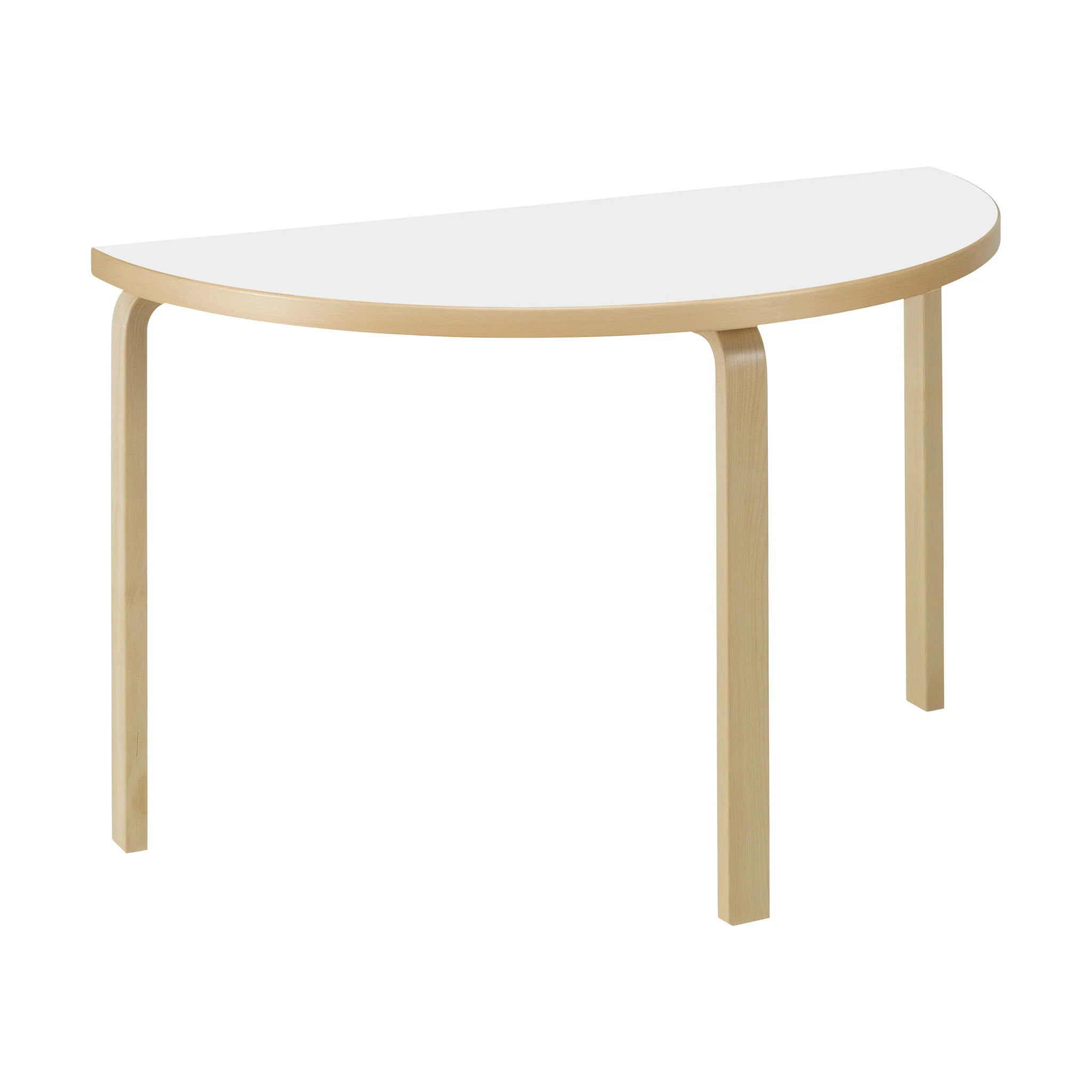 Artek Aalto Half-Round Table 95 - Birch