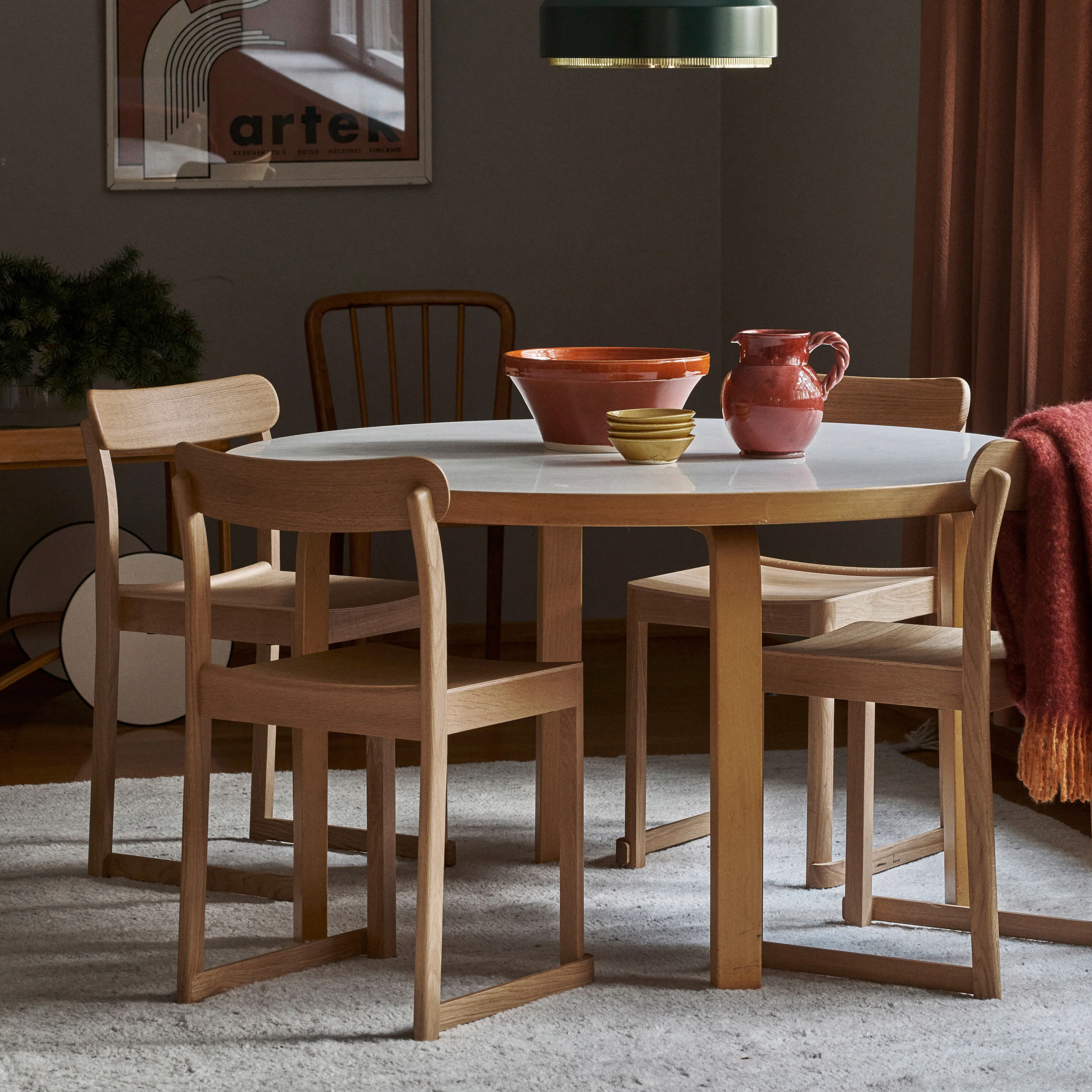 Artek Aalto Round Table 91 - White - Image 2