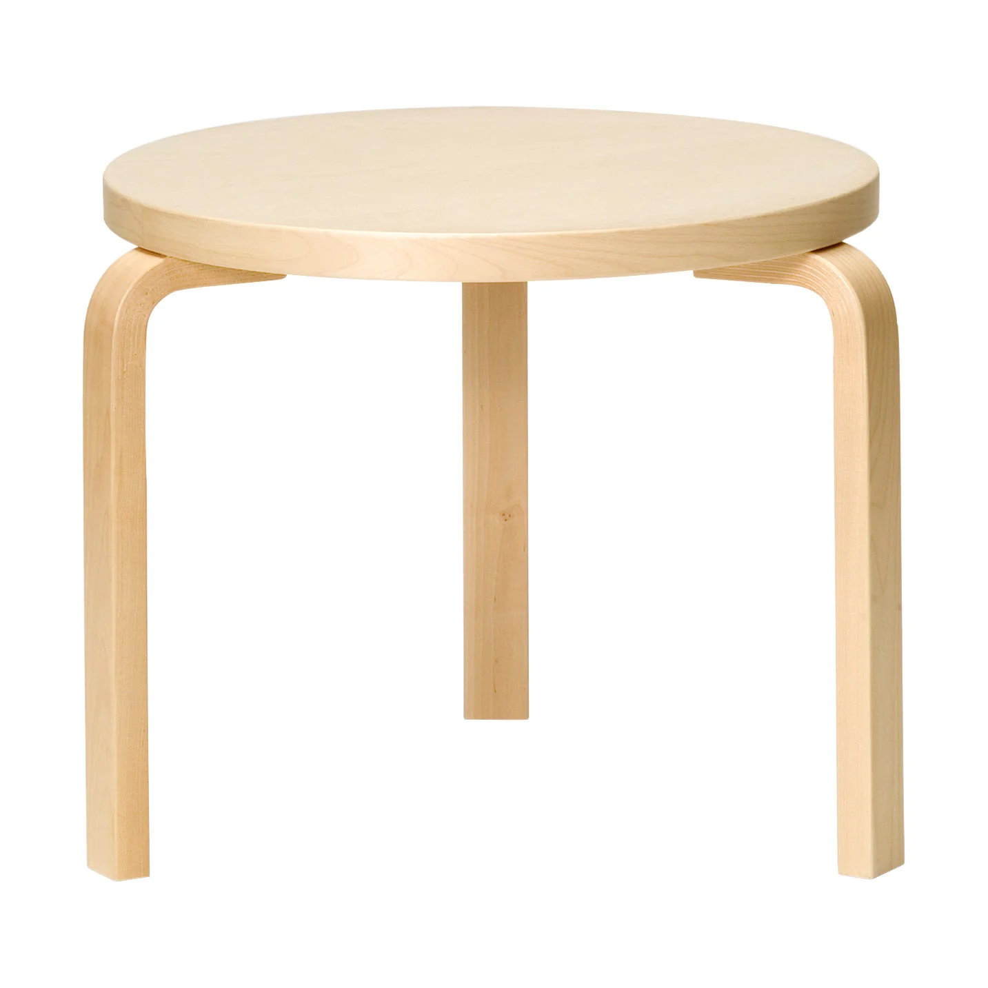 Artek Aalto Side Table 90D - Birch - Image 8