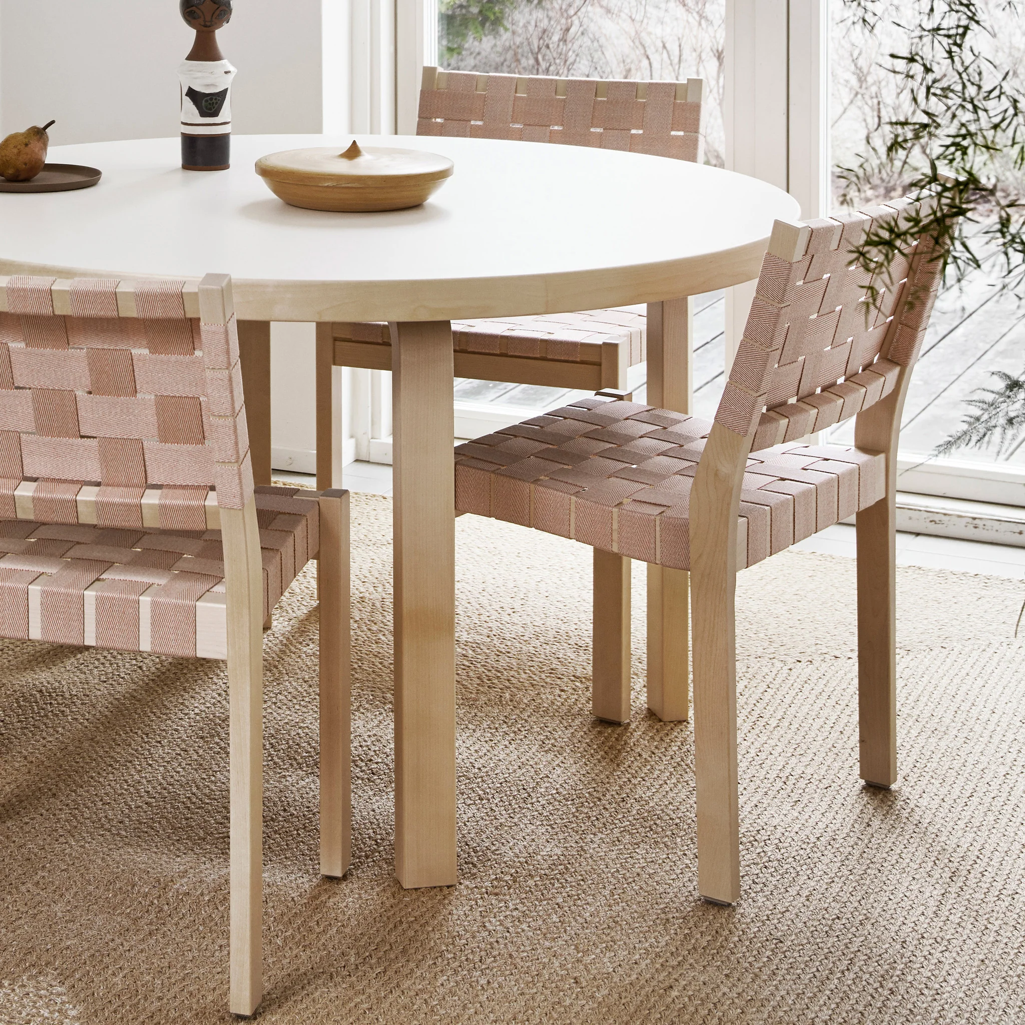 Artek Aalto Stackable Chair 611 - Light Grey - Image 15