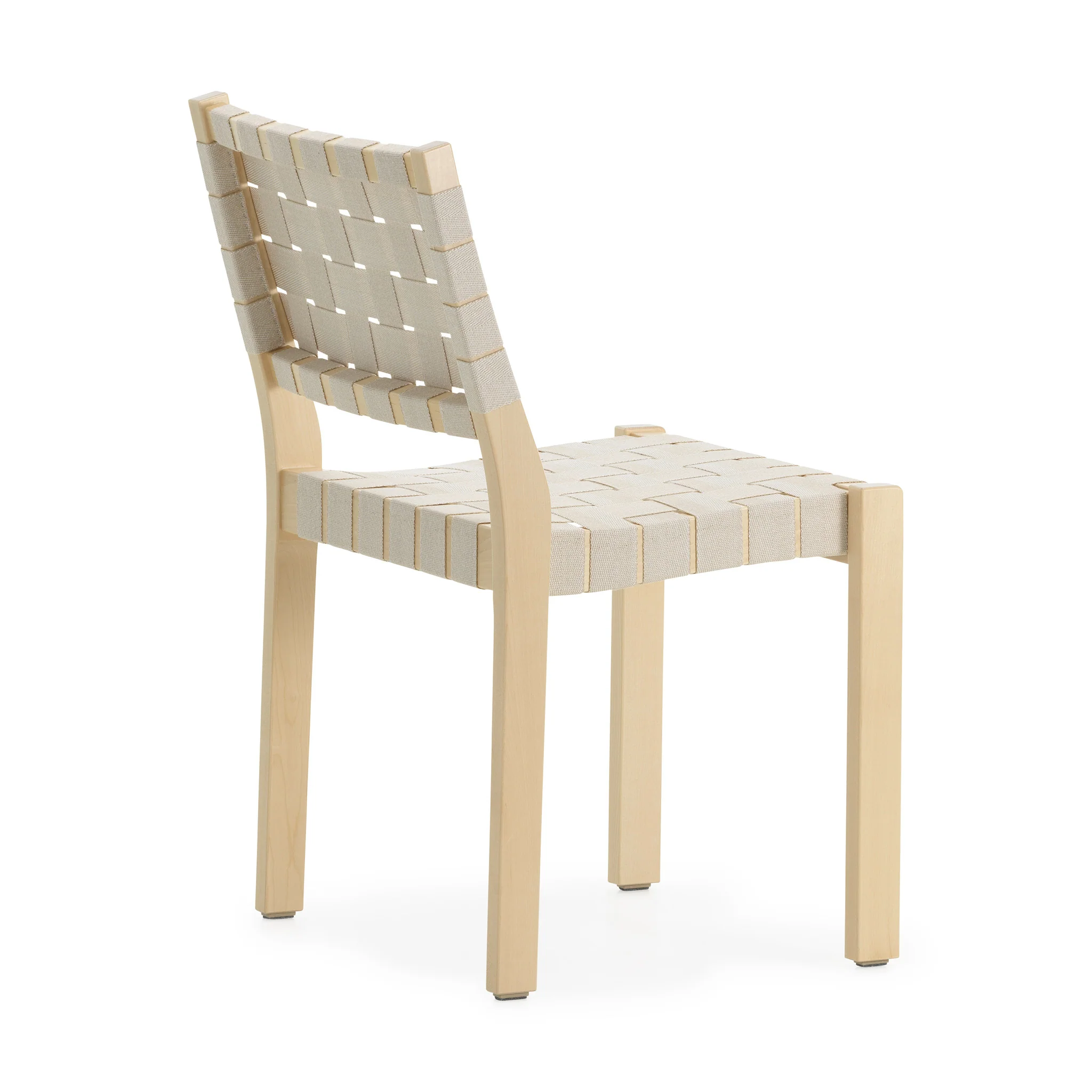 Artek Aalto Stackable Chair 611 - Light Grey - Image 6
