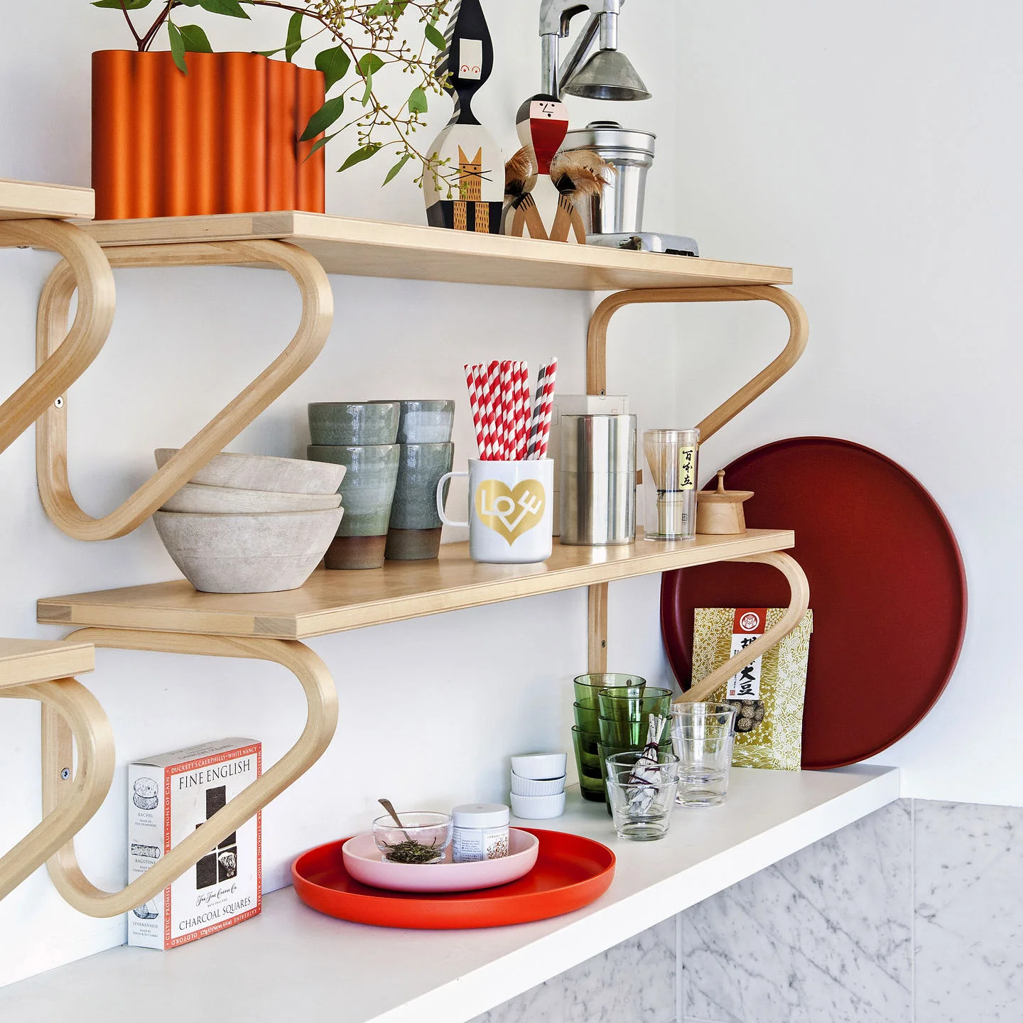 Artek Aalto Wall Shelf 112B - Birch - Image 4