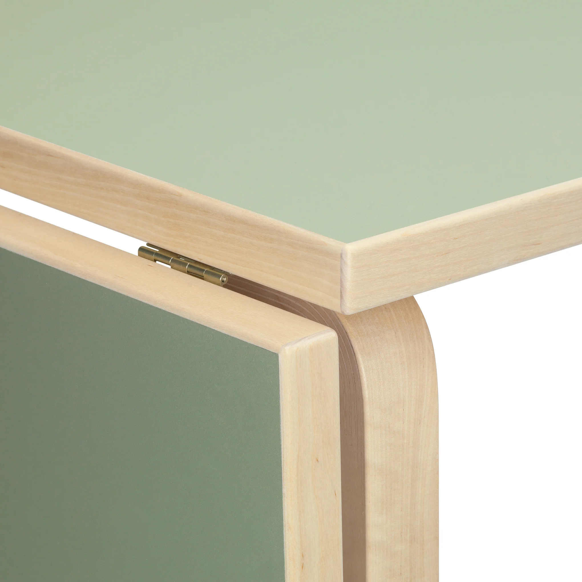 Artek Alvar Aalto Drop-Leaf Table - Pistachio/ Olive - Image 7