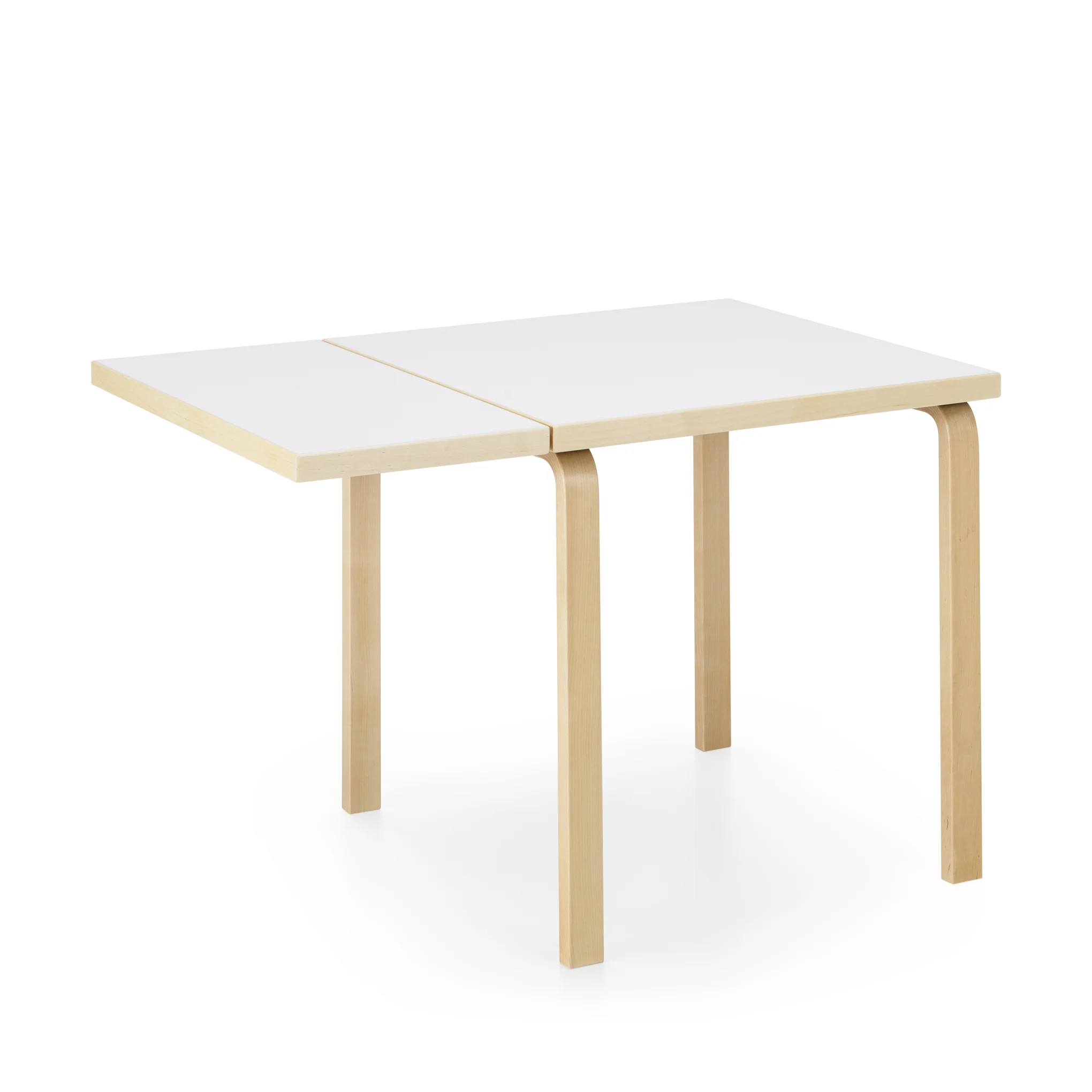 Artek Alvar Aalto Drop-Leaf Table - White HPL - Image 3