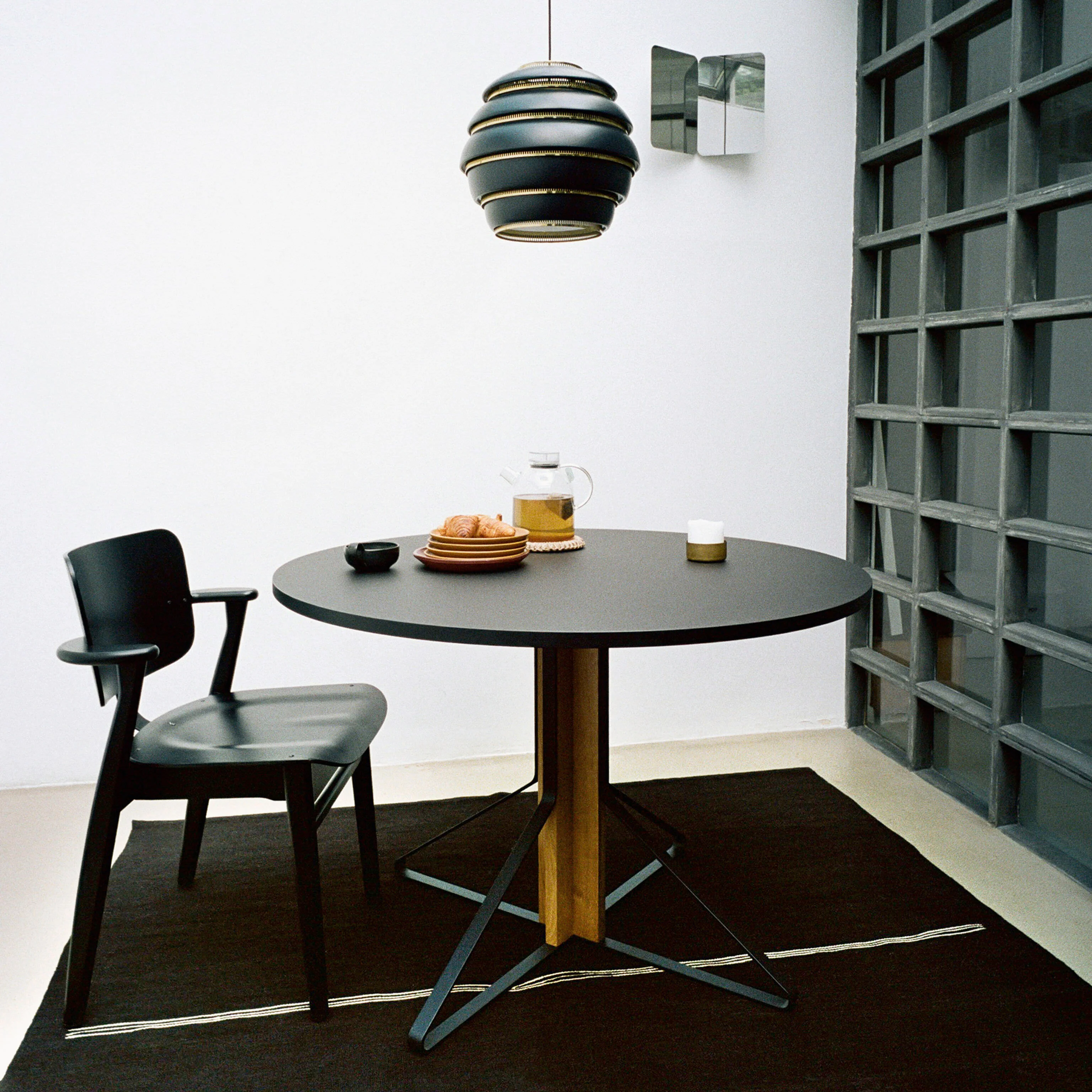 Artek Domus Stackable Chair - Black - Image 2