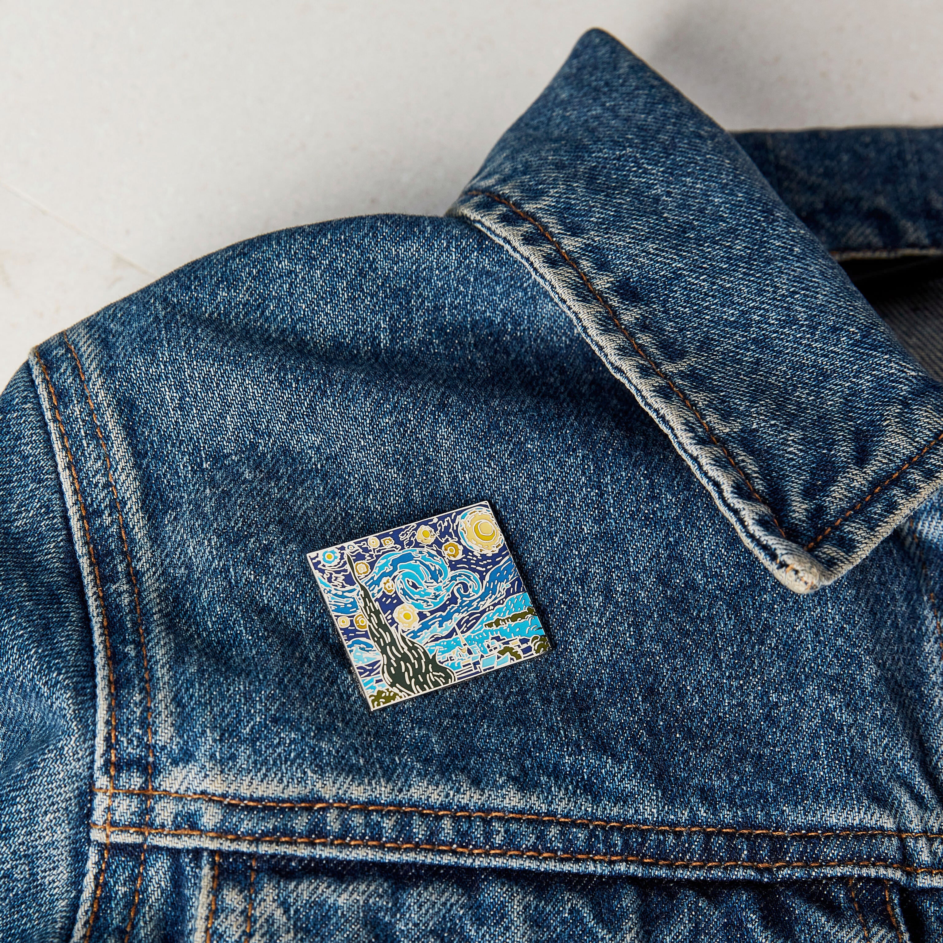 Artist Enamel Pin - Van Gogh - Image 3