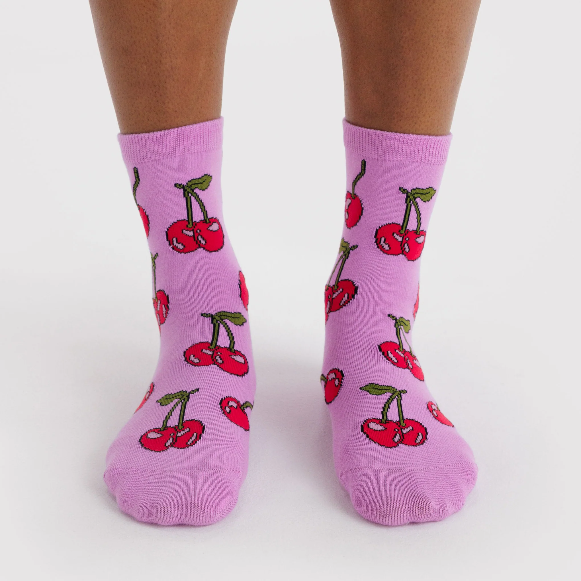 Baggu Crew Socks - Cherries - Image 2