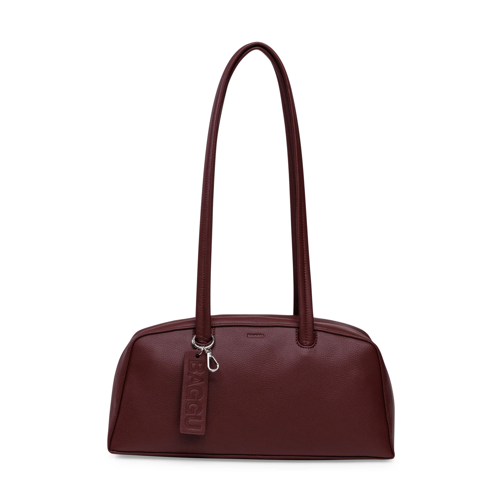 MoMA Baggu Recycled Leather Bowler Bag - Mahogany