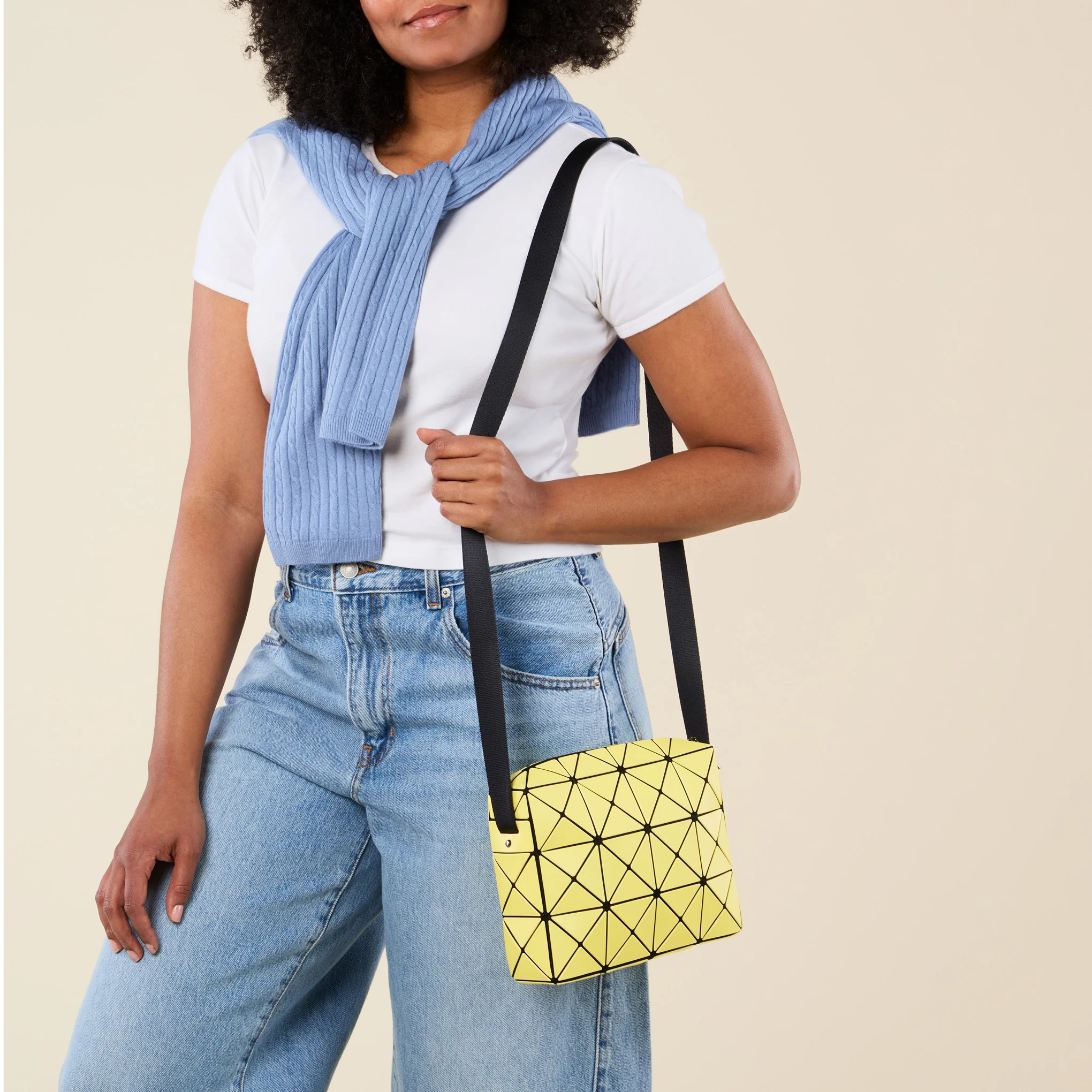 BAO BAO ISSEY MIYAKE Cuboid Crossbody Bag - Yellow - Image 2