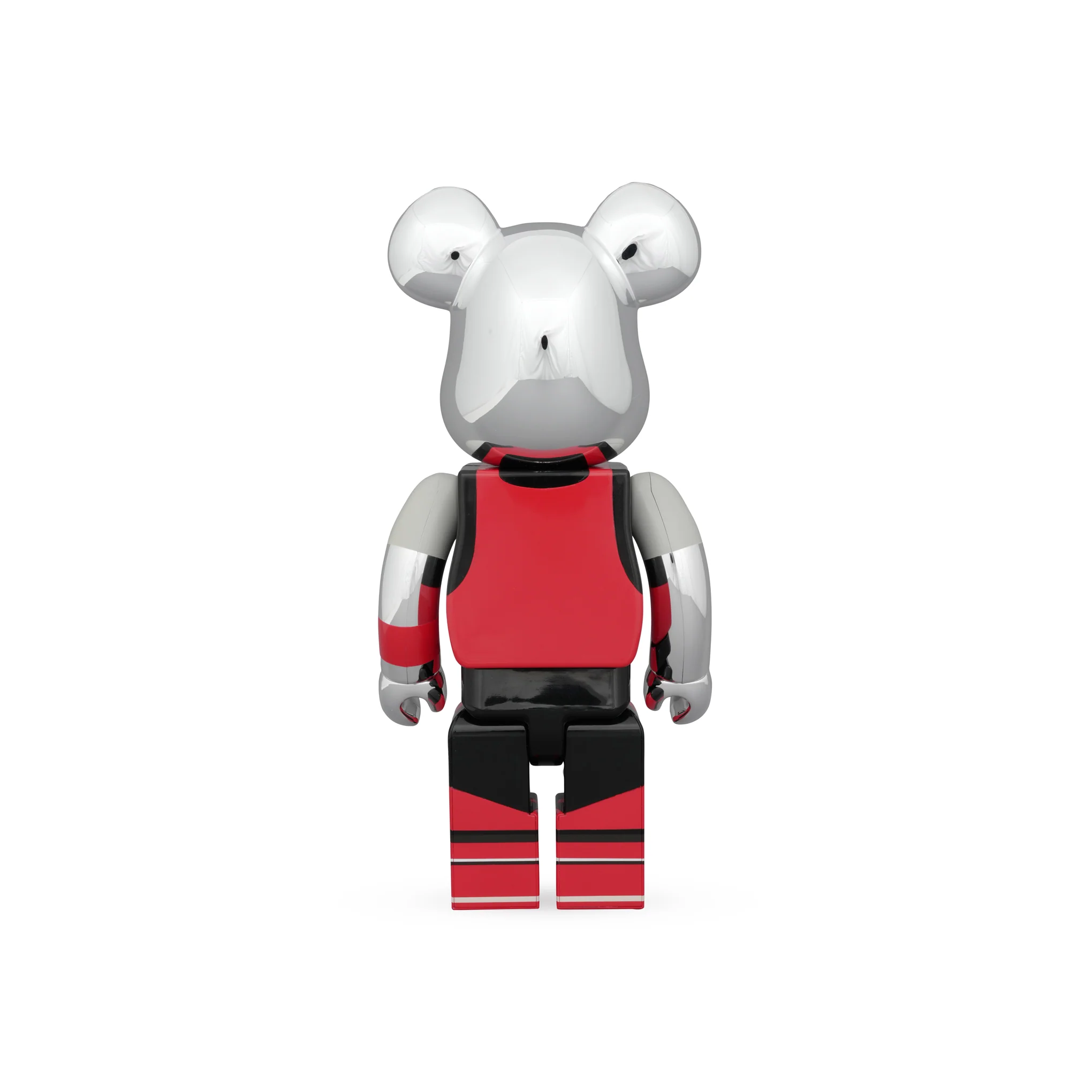 BE@RBRICK Michael Jordan 1985 Air Jordan Collectible Figure - Playground 1985 Silver - Image 8