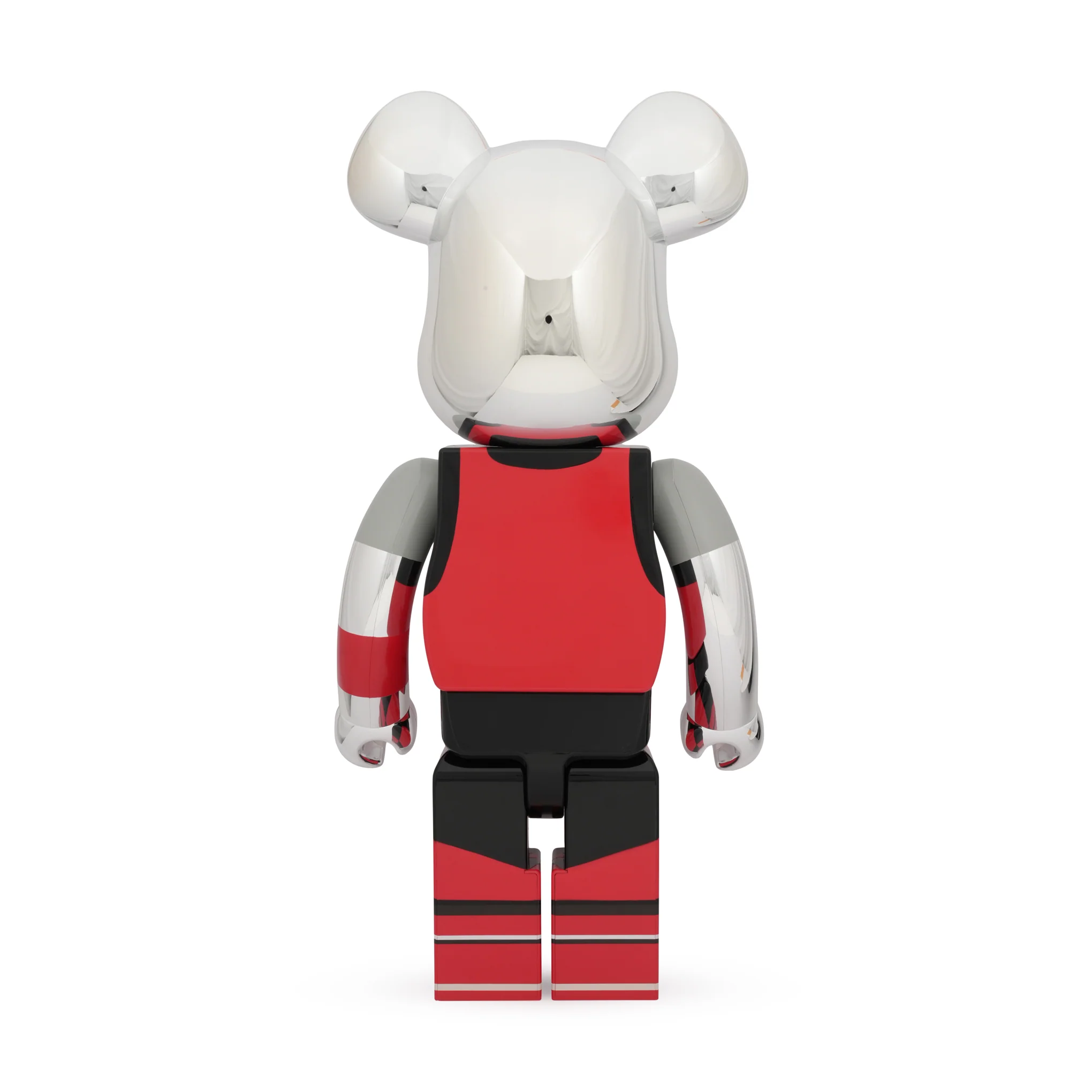 BE@RBRICK Michael Jordan 1985 Air Jordan Collectible Figure - Playground 1985 Silver - Image 9