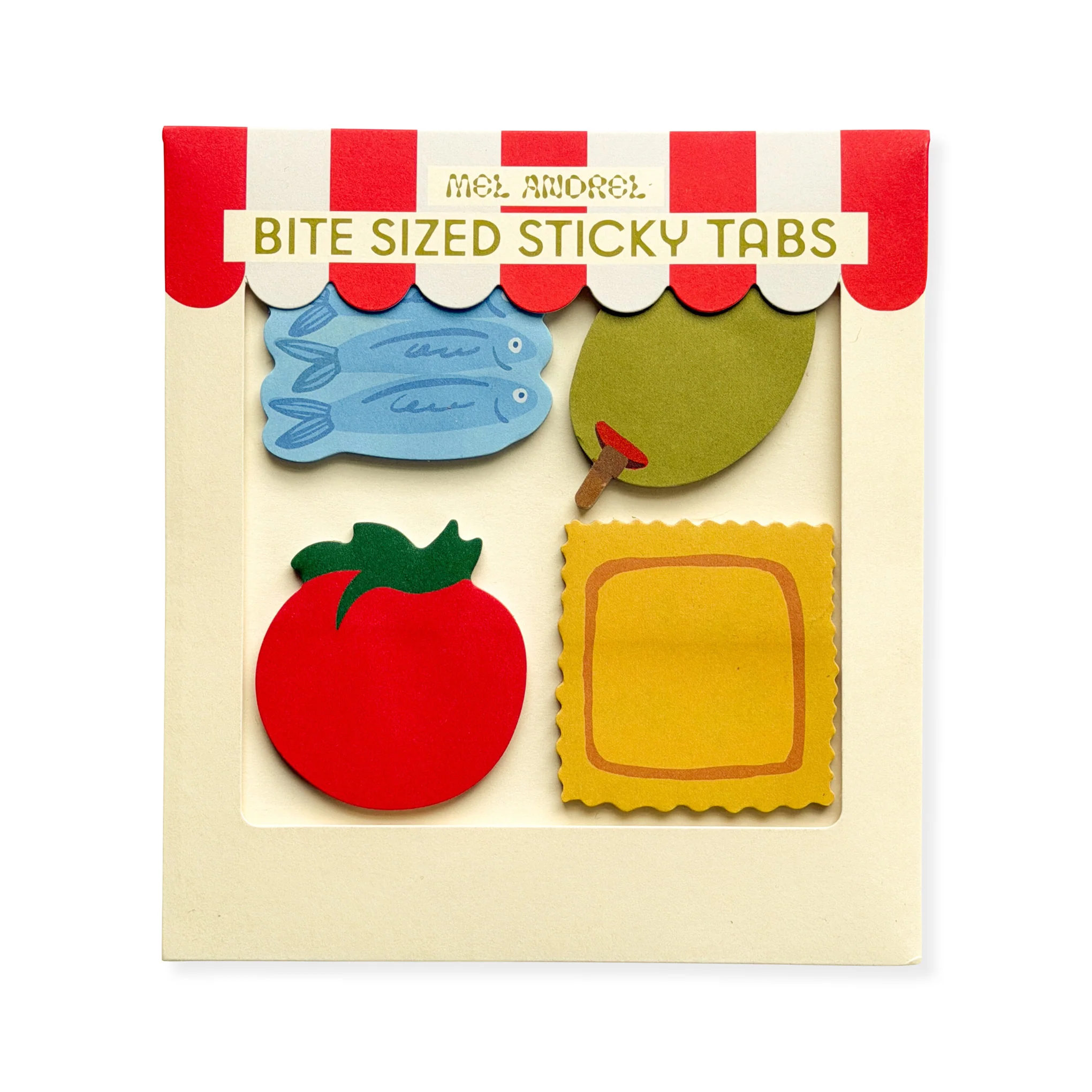 Bite Sized Sticky Note Pads - Set of 4