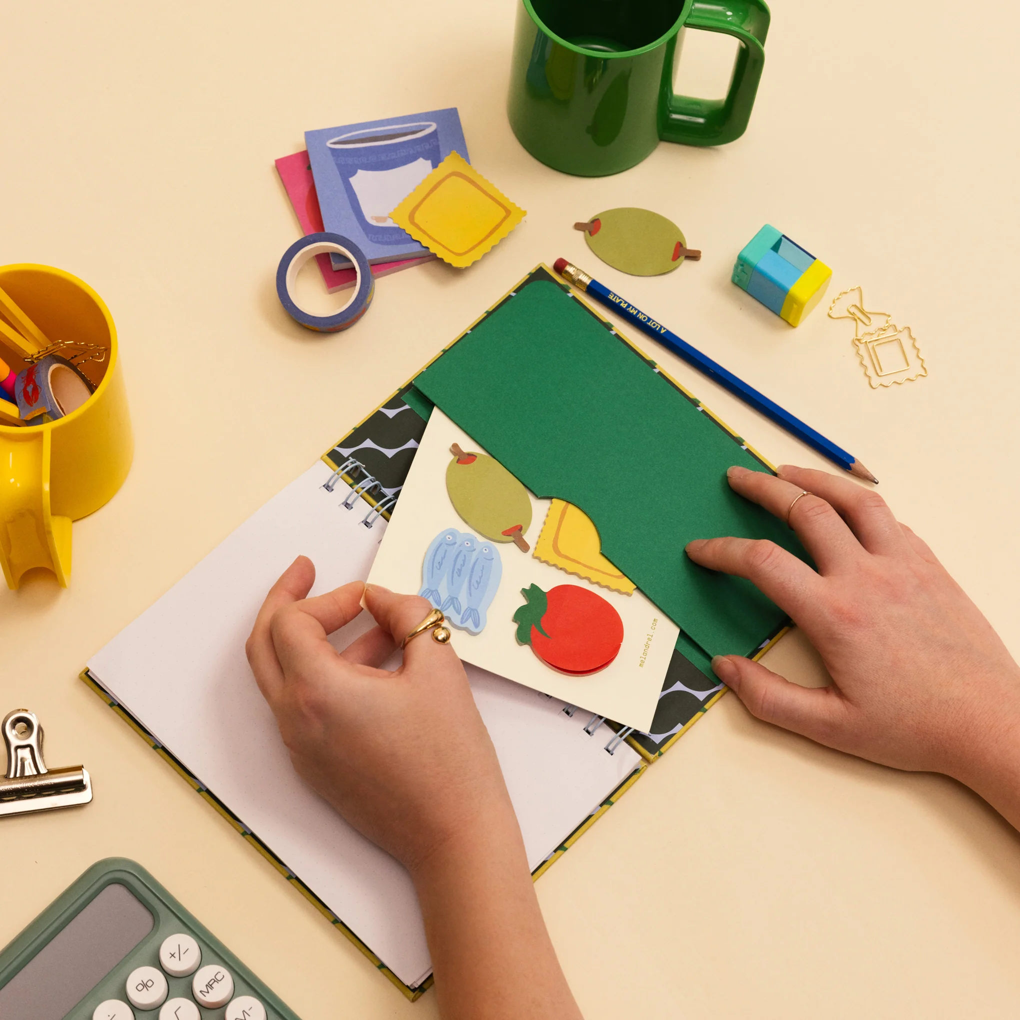 Bite Sized Sticky Note Pads - Set of 4 - Image 2