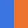 Bloom 3D-Printed Vase - Electric Blue/ Neon Orange - Image 6