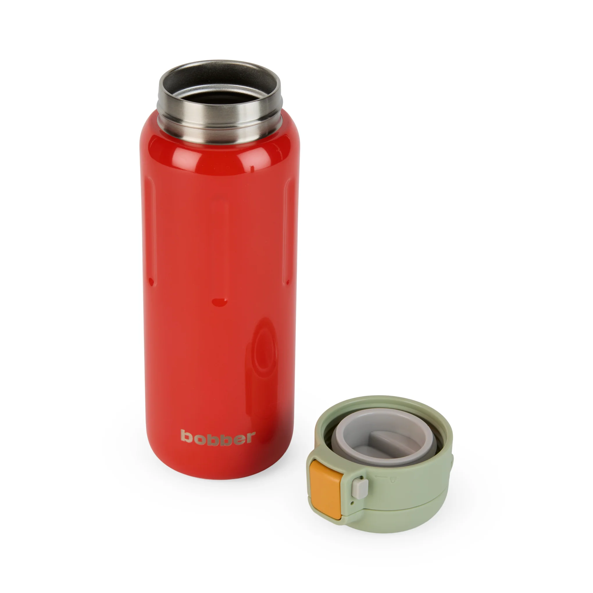 Bobber Capsule Insulated Travel Mug - Cayenne Red - Image 3