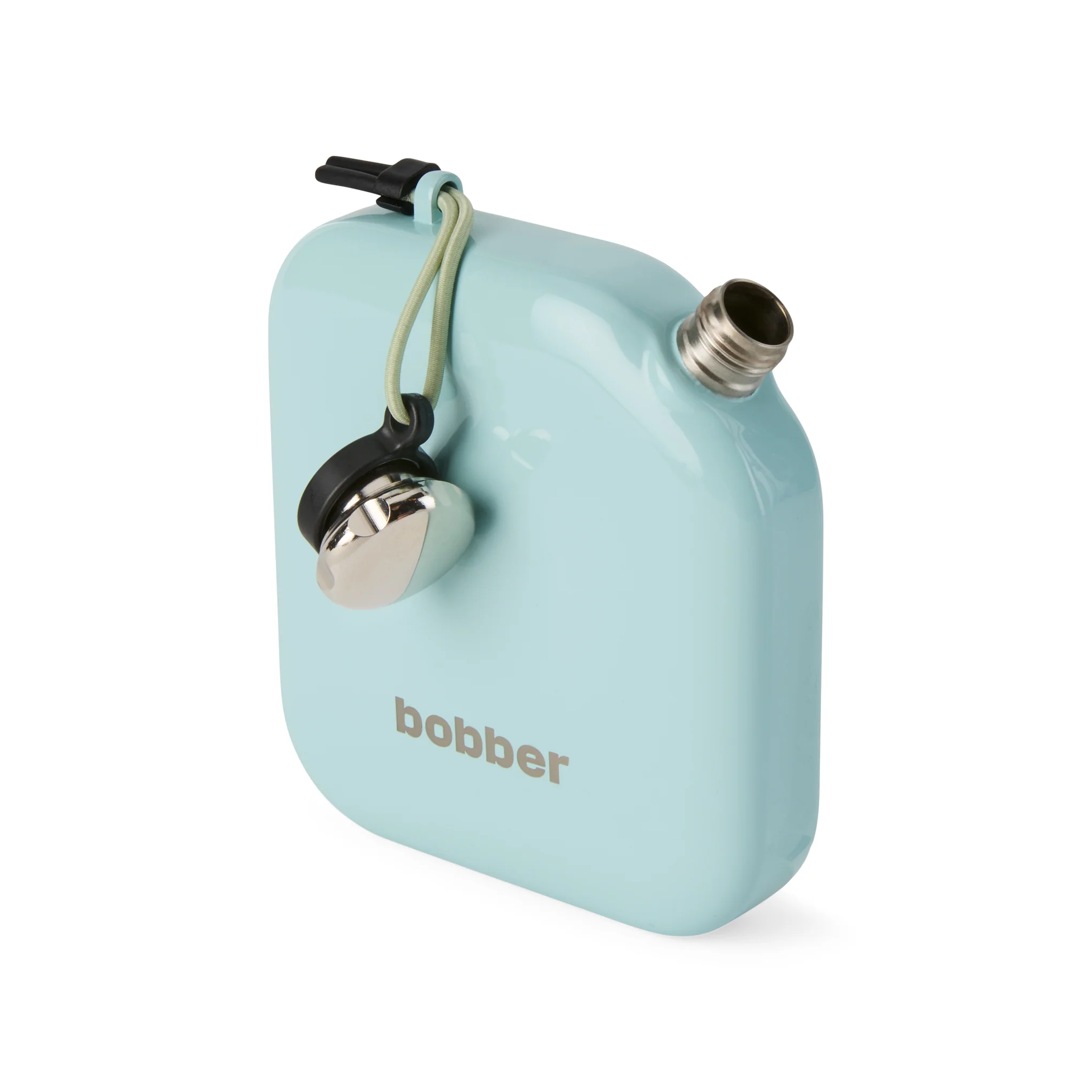 Bobber Insulated Hip Flask - Light Blue - Image 3