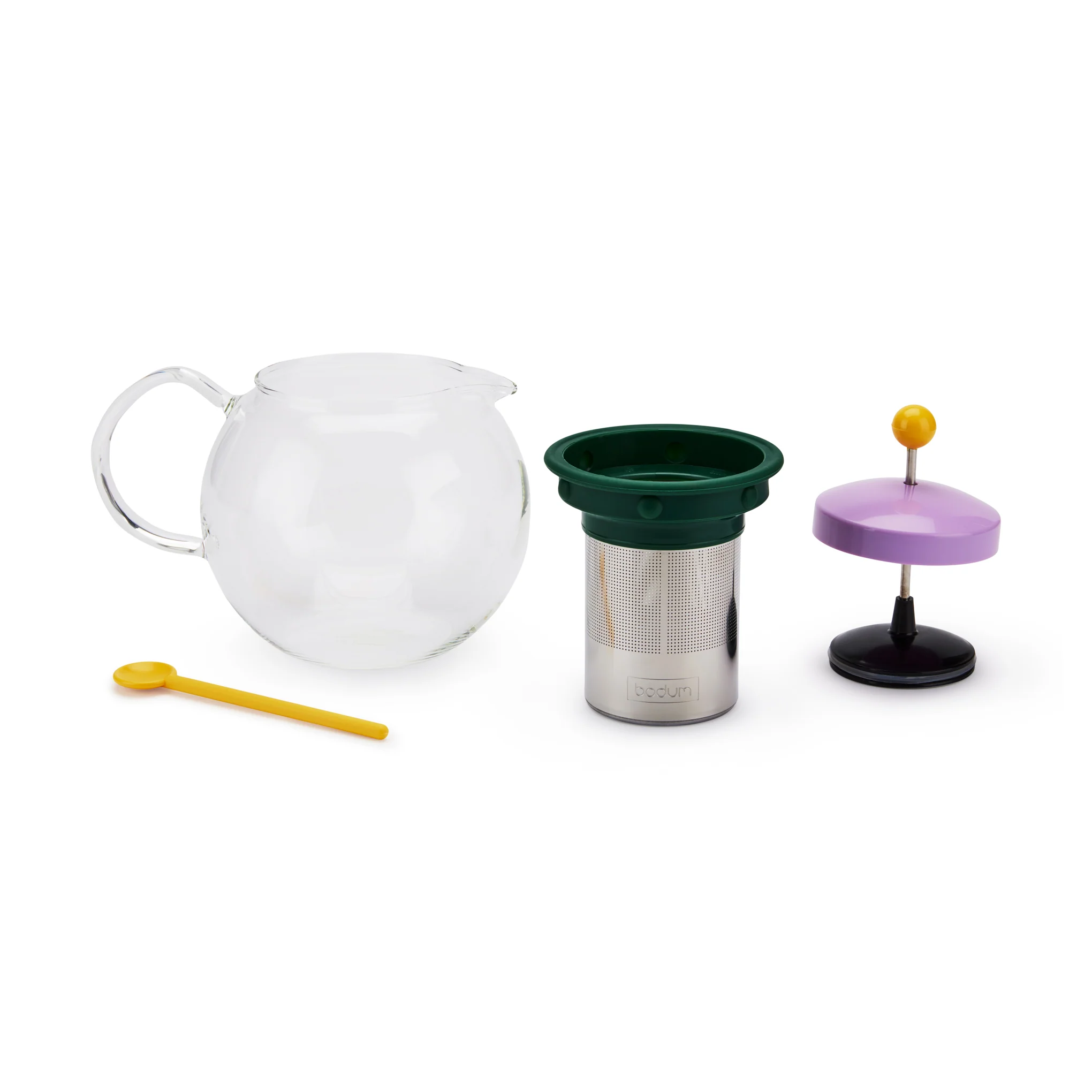 Bodum Assam Brew Teapot - Yellow/ Lilac - Image 4