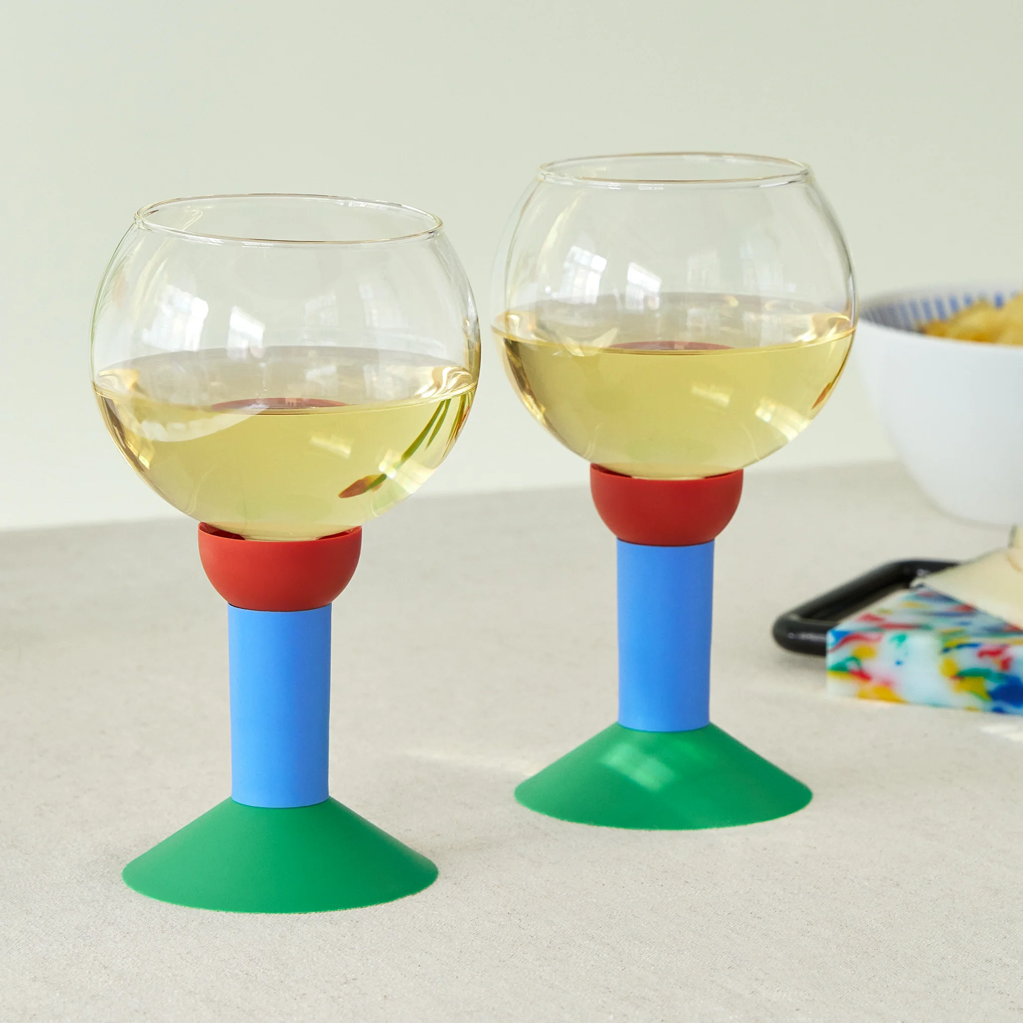 Bodum Oktett Wine Glasses - Set of 2 - Multi - Image 3