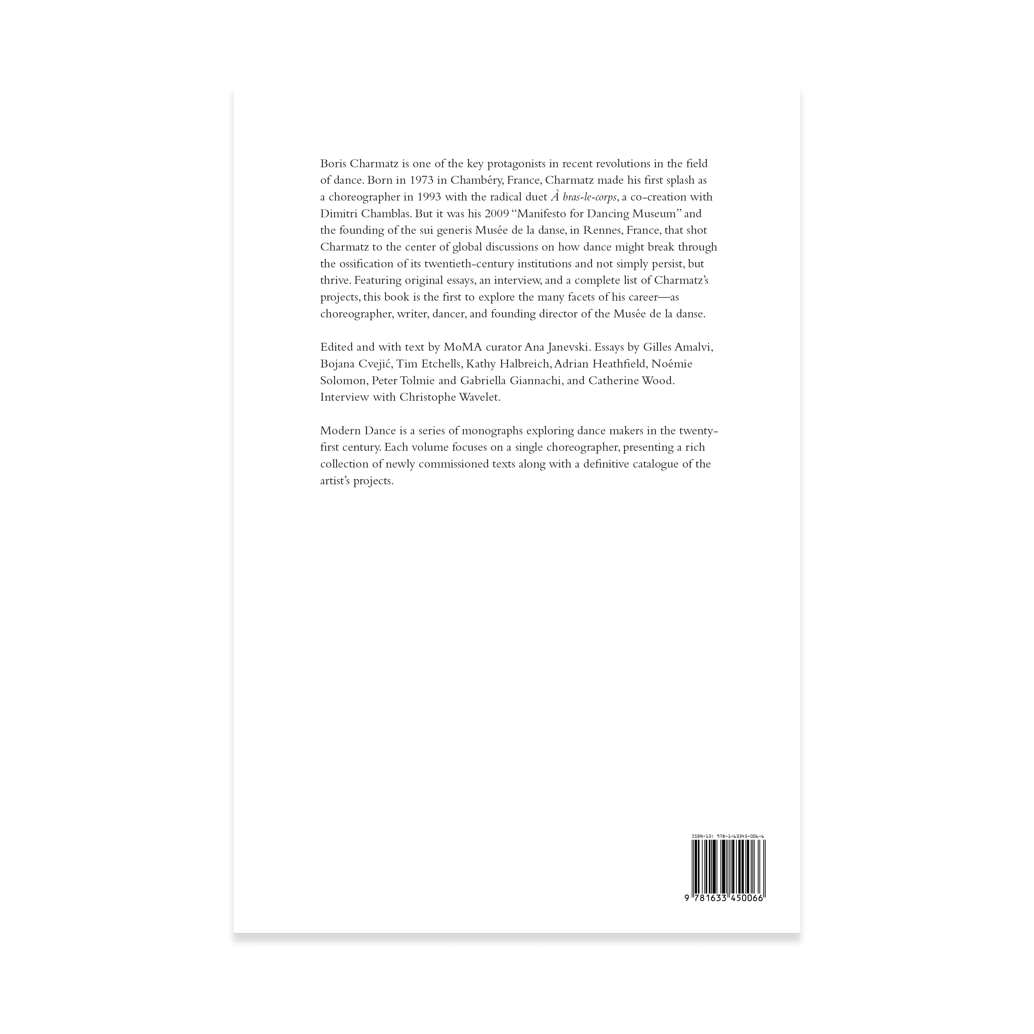 Boris Charmatz, Modern Dance Series - Paperback - Image 2