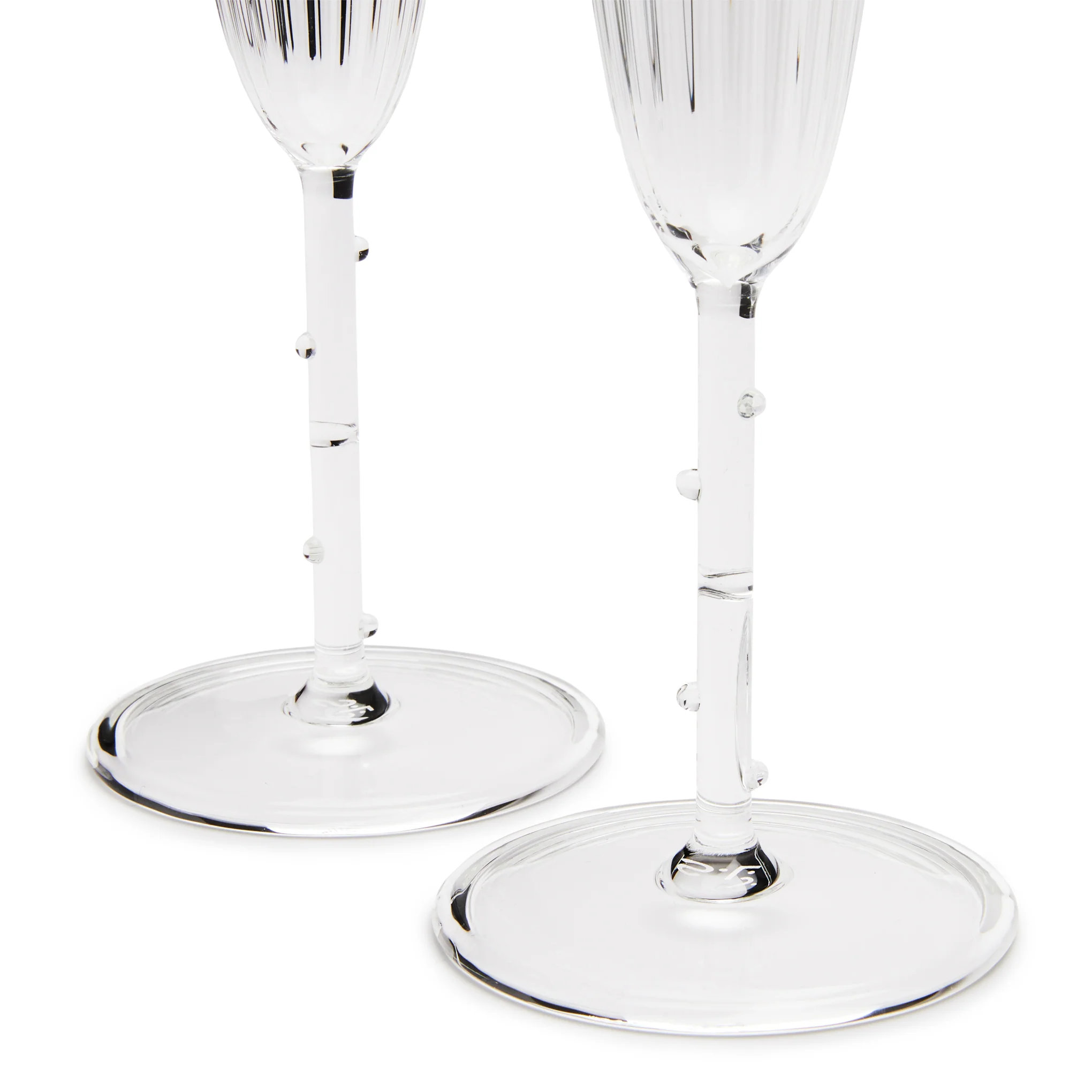 Bouquet Glass Stemware - Set of 4 - Champagne - Image 3