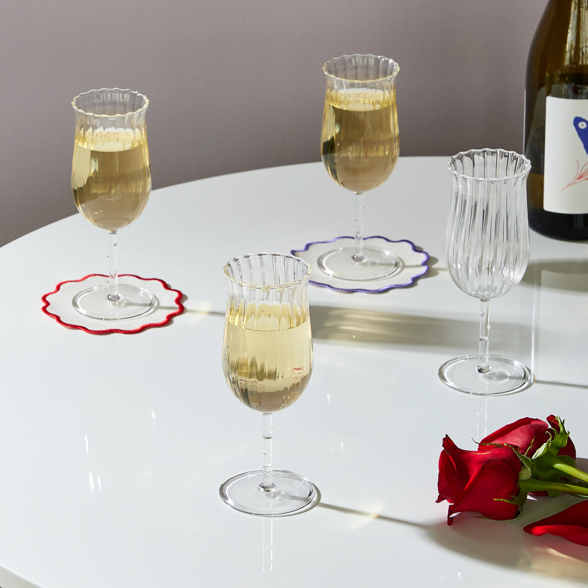 Bouquet Glass Stemware - Set of 4 - Wine - Image 2
