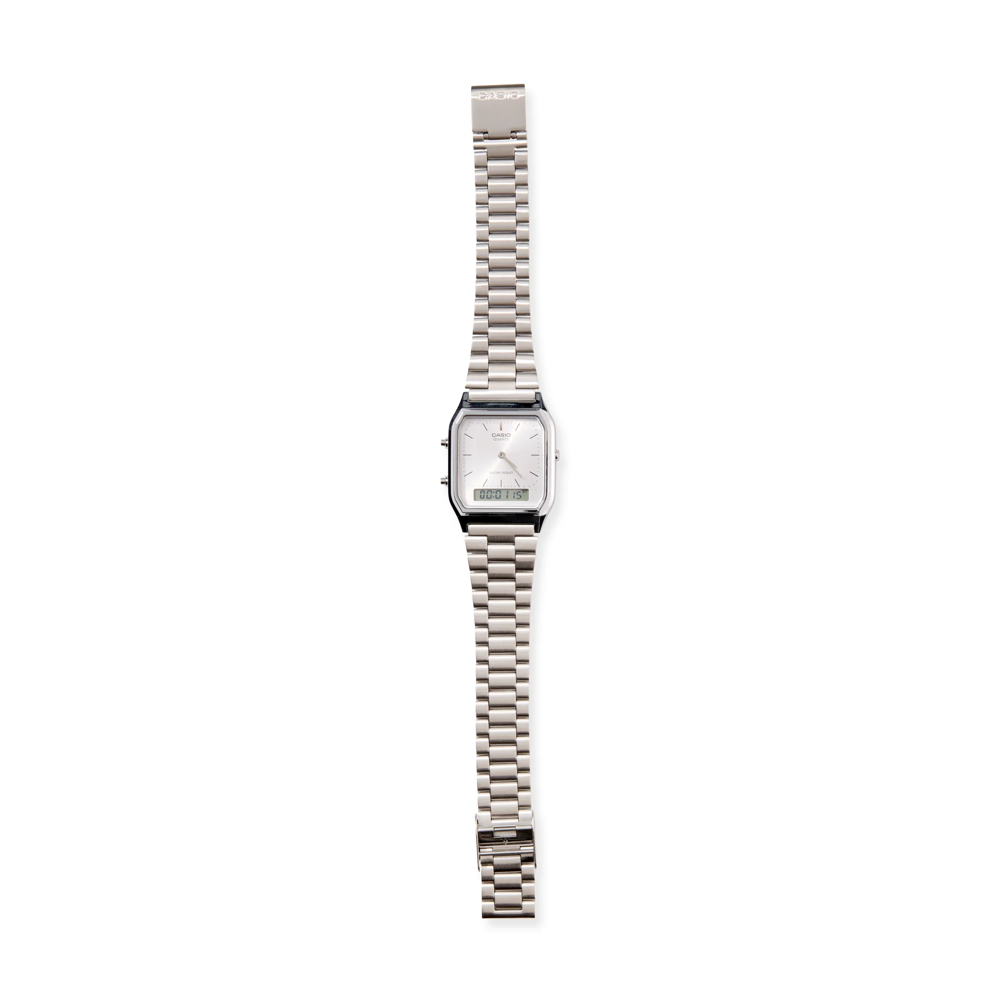 Casio AQ230 Analog Digital Watch - Silver - Image 4