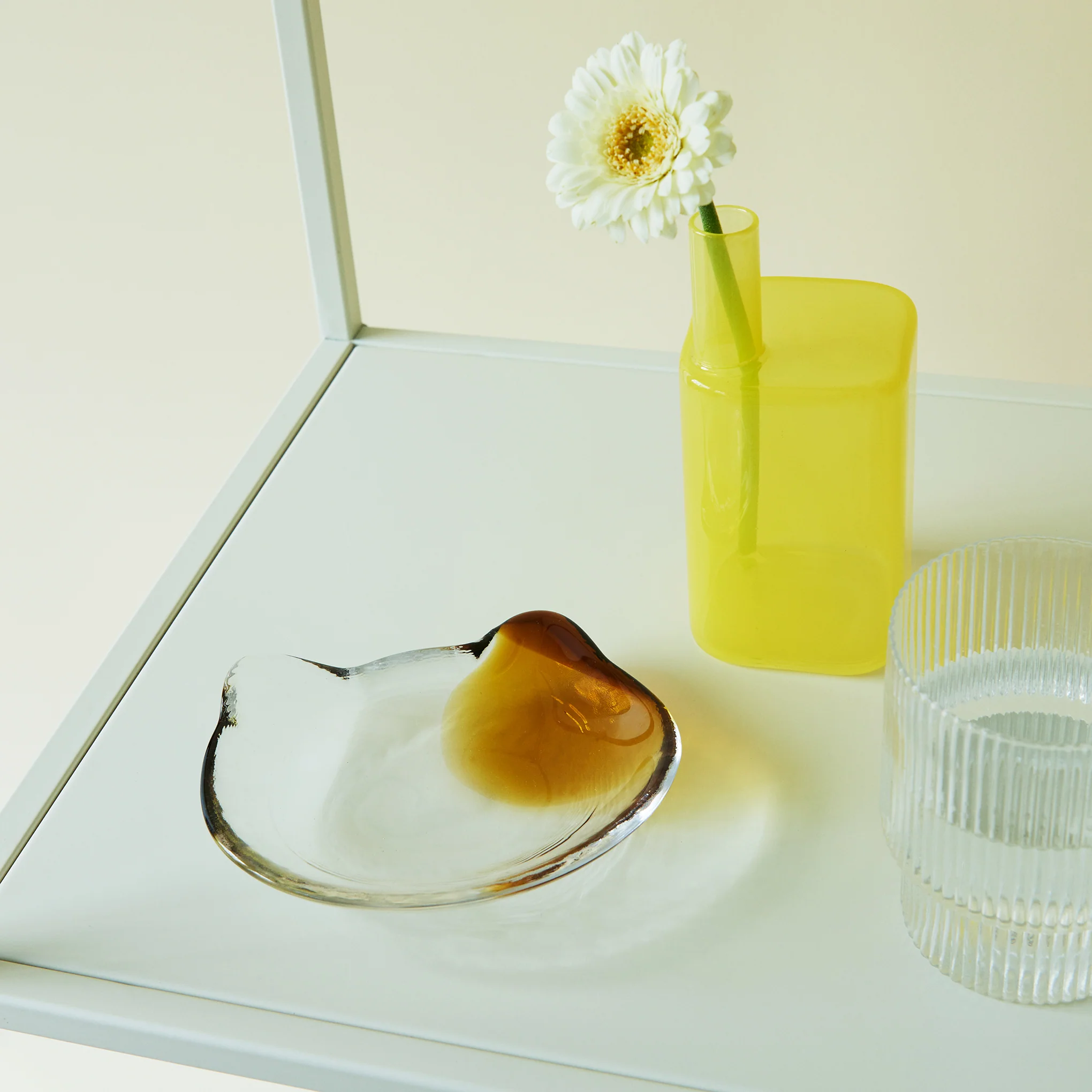 Glass Cat Face Dish - Brown - Image 9