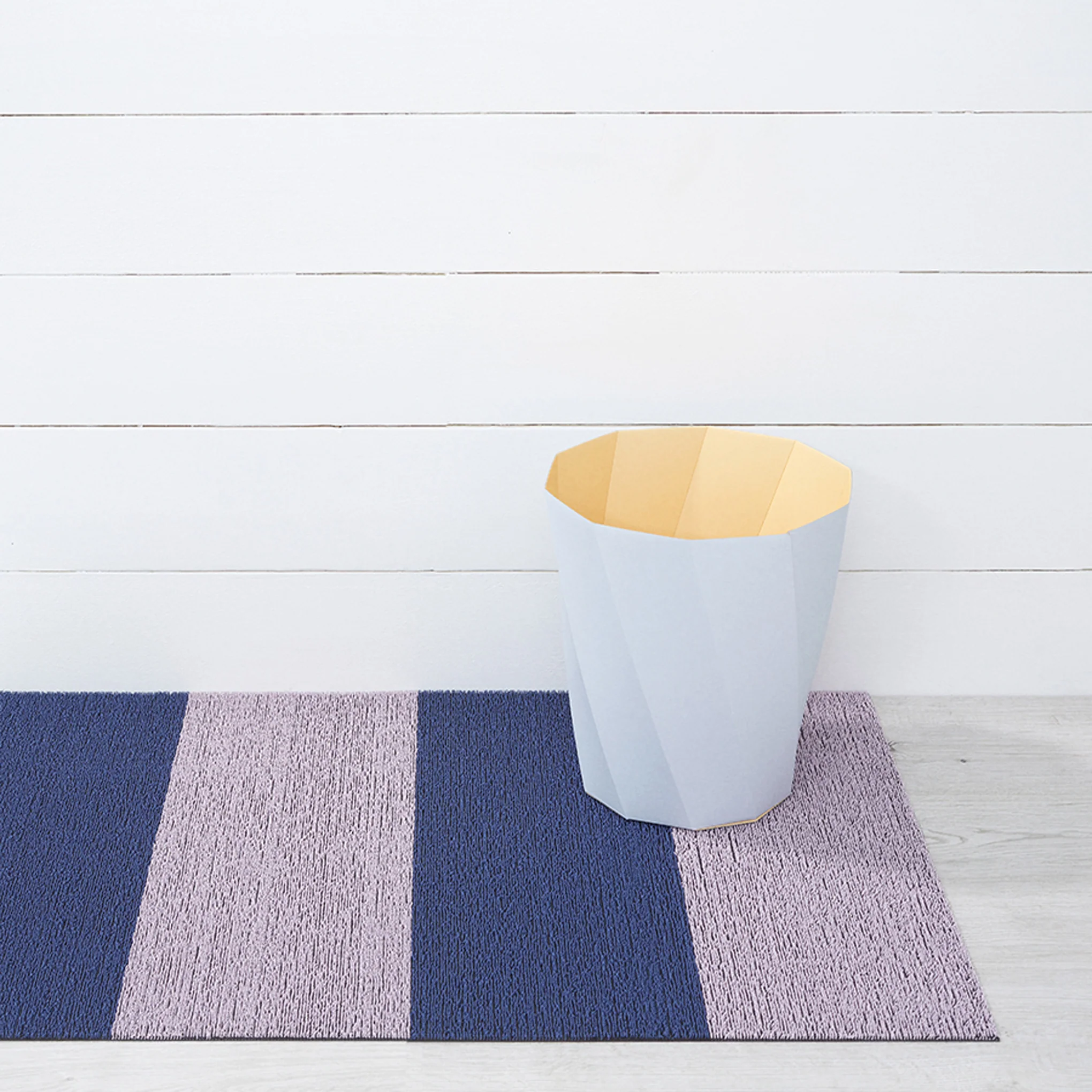Chilewich Duo Stripe Shag Mat - Berry - Image 2