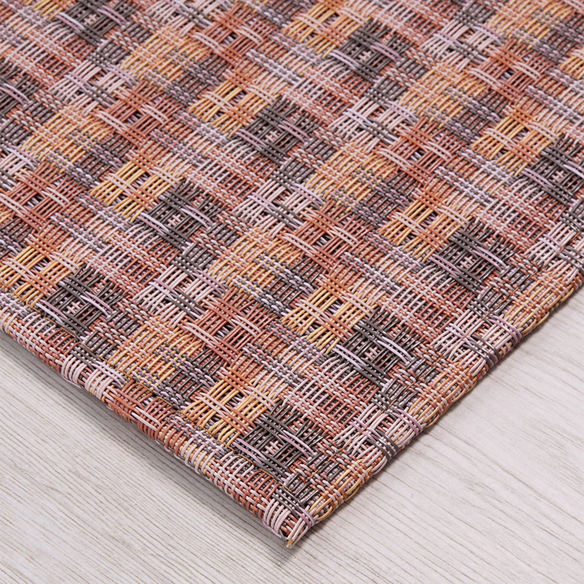 Chilewich Fable Floor Mat in Repurposed Fabric - Sorbet - Image 4
