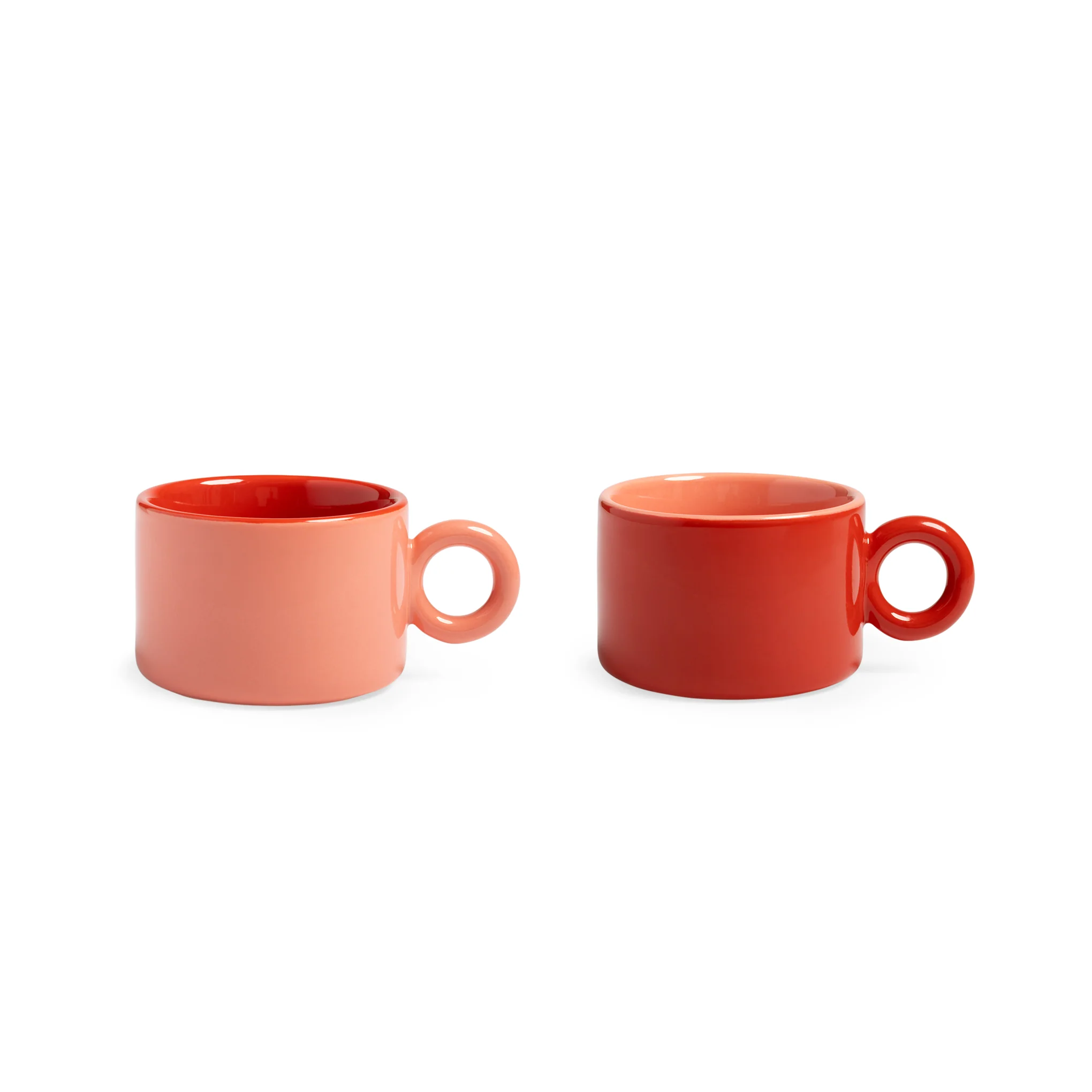 Chiquito Stoneware Coffee Designs - Mug S/2