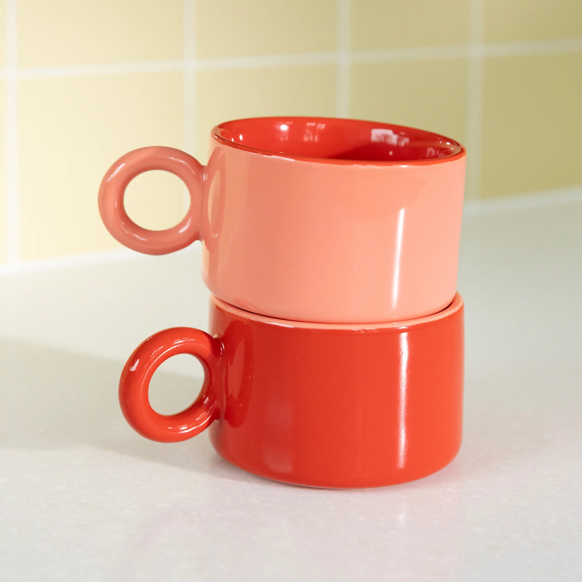Chiquito Stoneware Coffee Designs - Mug S/2 - Image 3