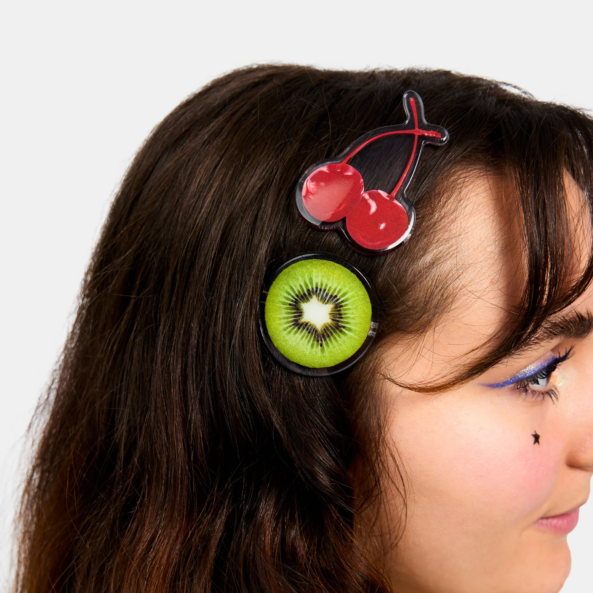 Chunks Fruit Salad Hair Clips - Set of 3 - Image 2