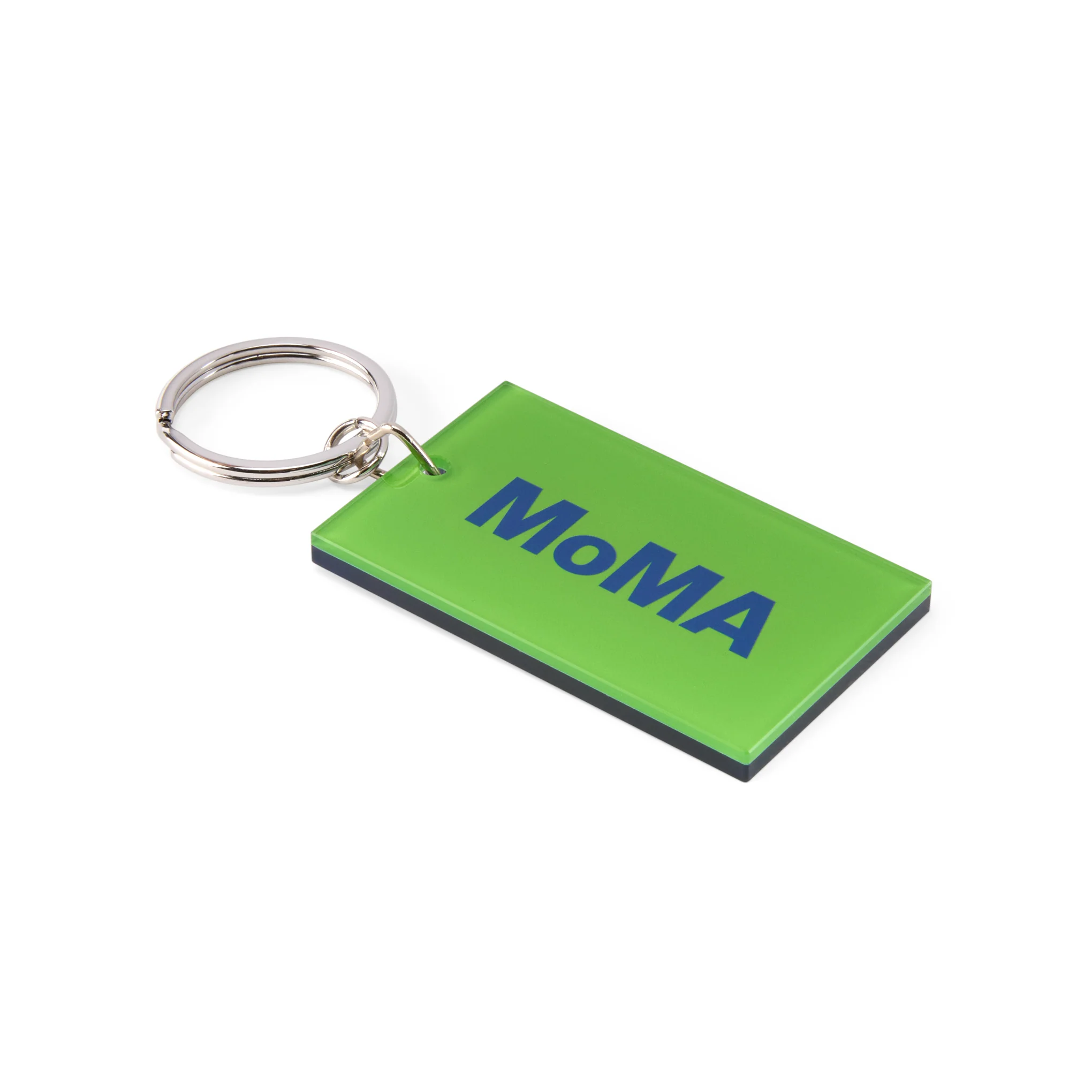 Colorful MoMA Acrylic Keychain - Blue/ Green - Image 3