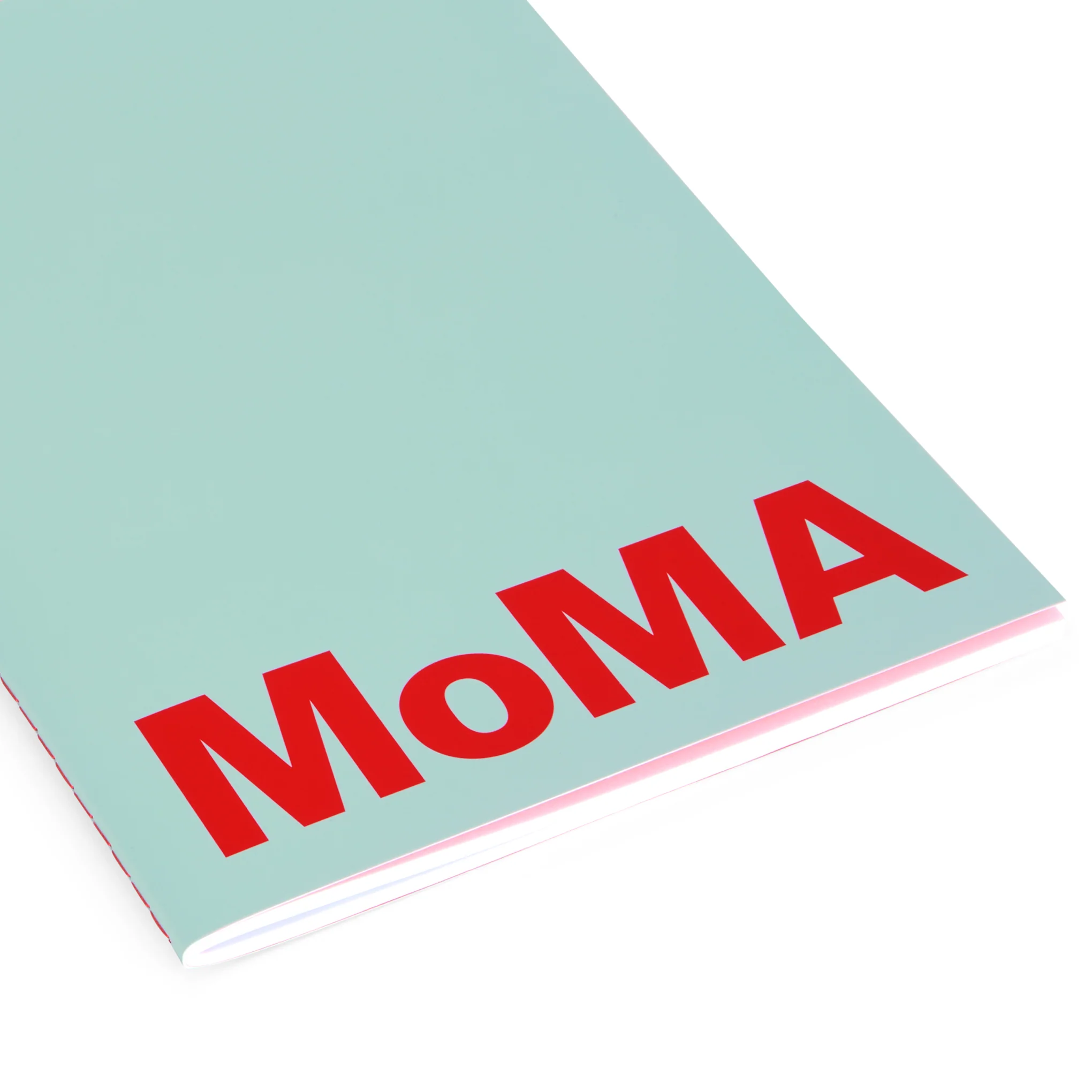 Colorful MoMA Notebook - Aqua / Red - Image 4