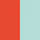 Colorful MoMA Umbrella - Red/ Light Blue - Image 7