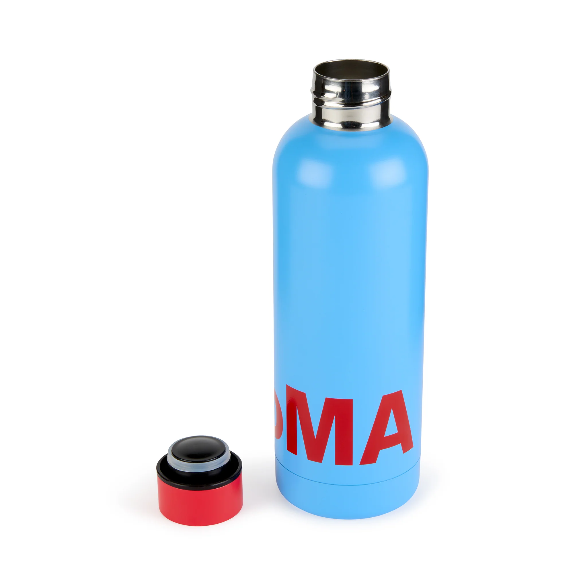Colorful MoMA Water Bottles - Blue/ Red - Image 3