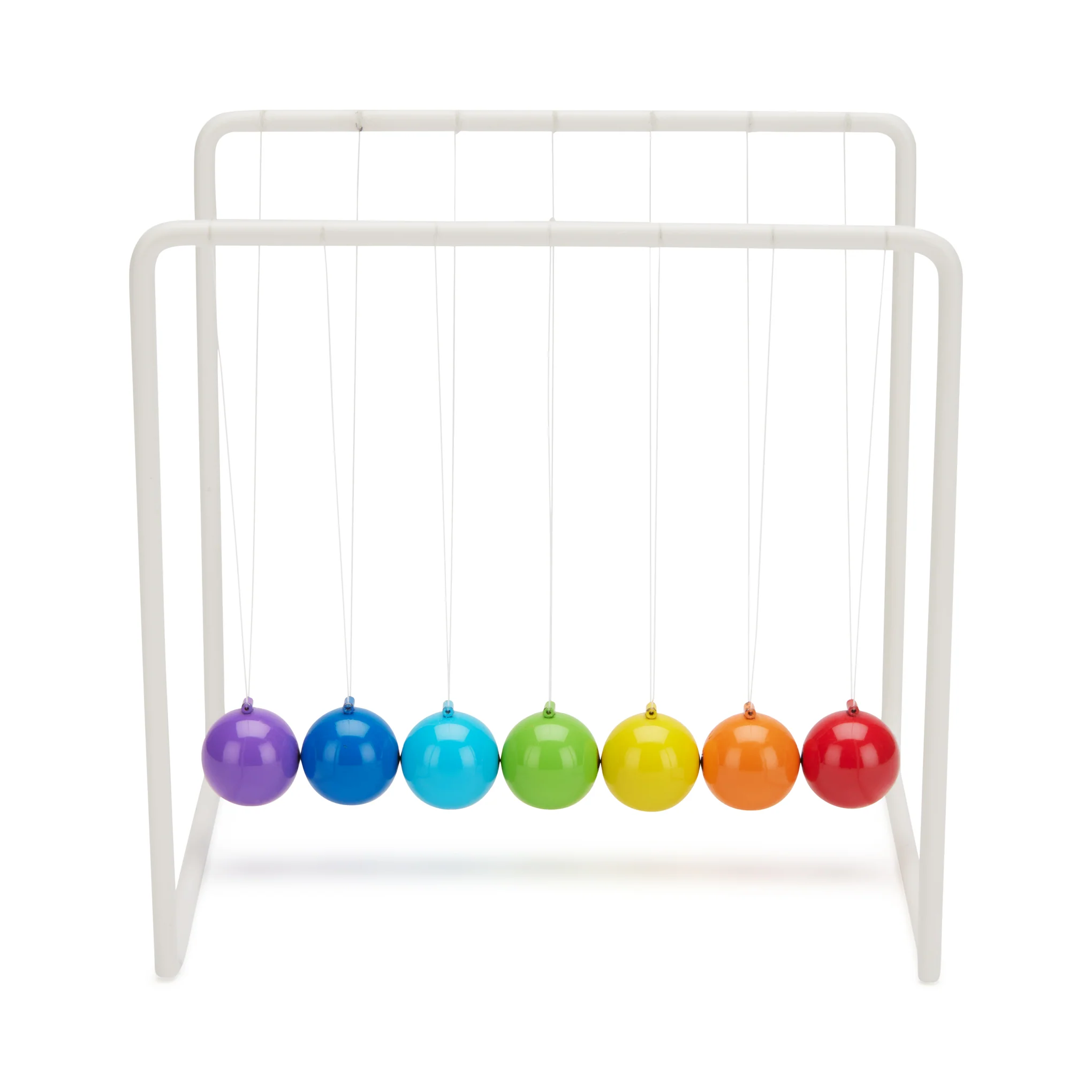 Colorful Newton’s Cradle Desktop Toy - Image 4