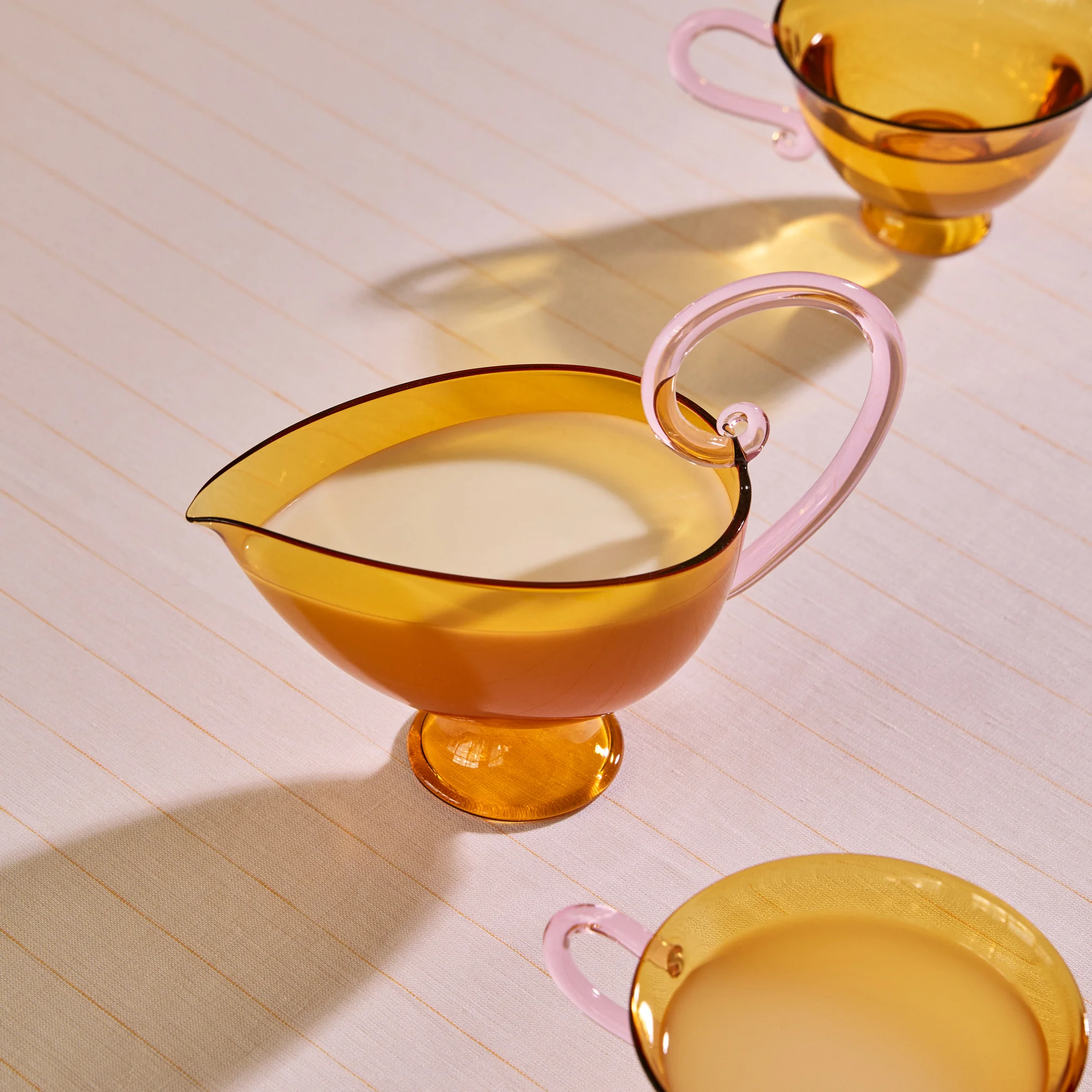 Continental Glass Tea Designs - Creamer - Image 2
