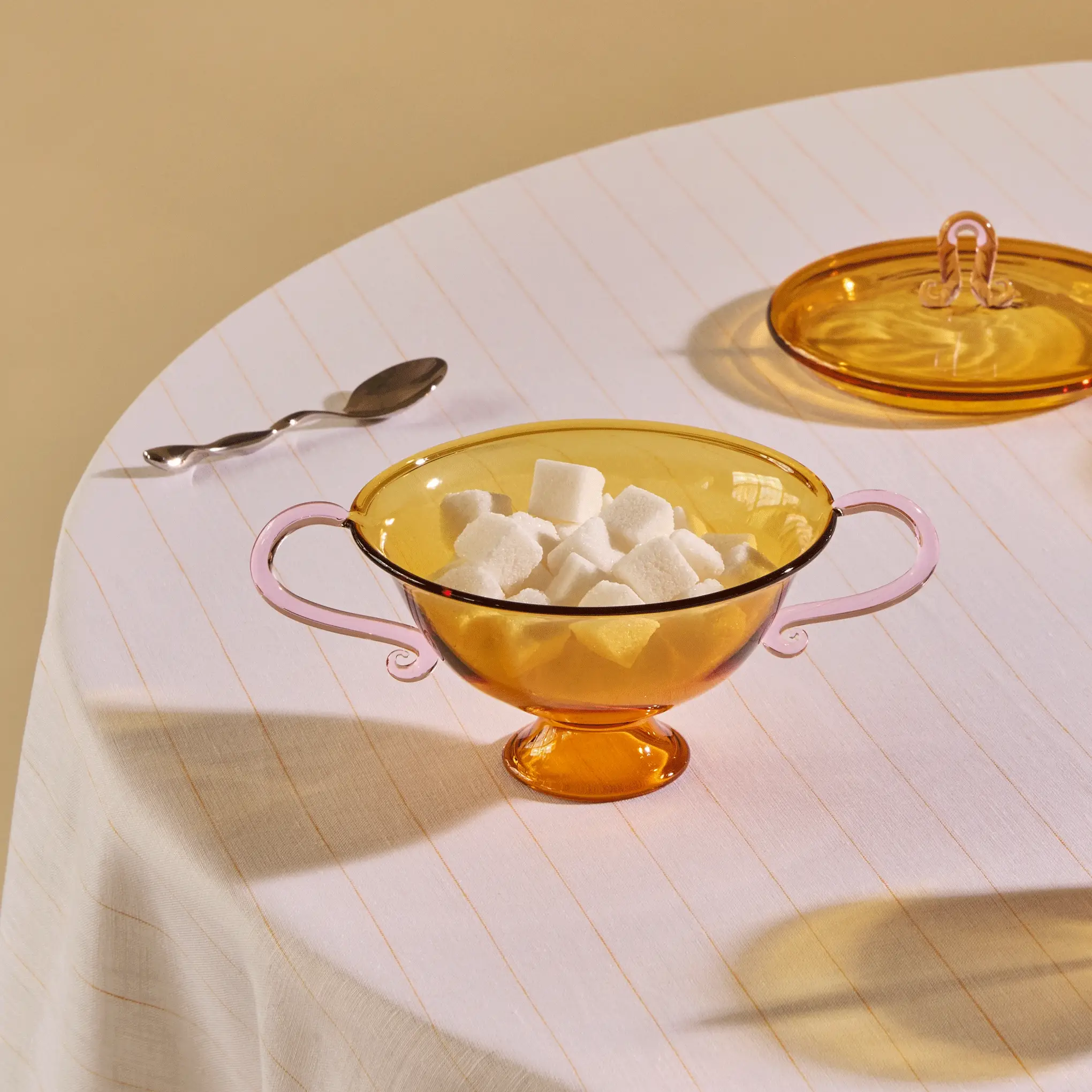 Continental Glass Tea Designs - Sugar Bowl - Image 2