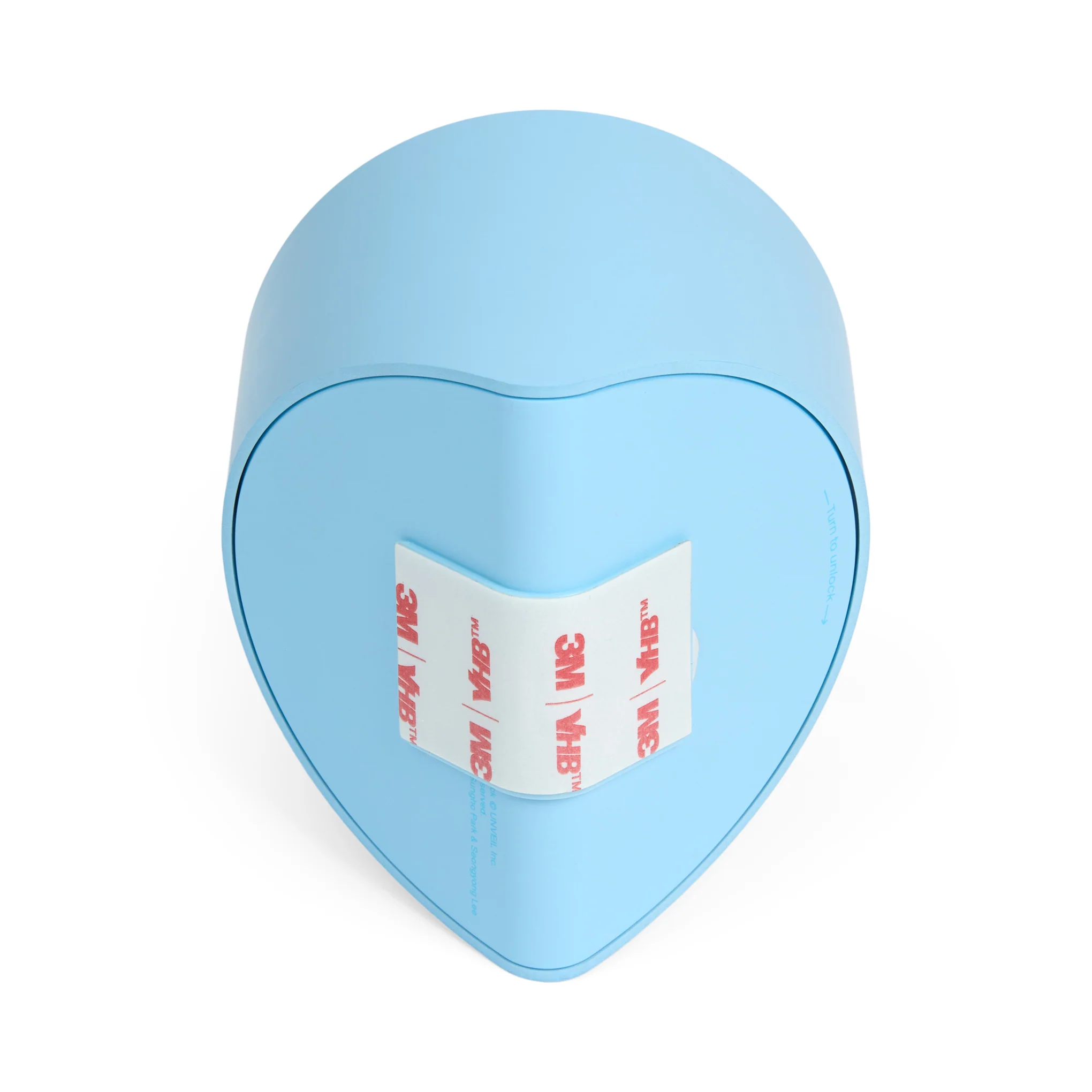 Corner Desk Clock - Light Blue - Image 4