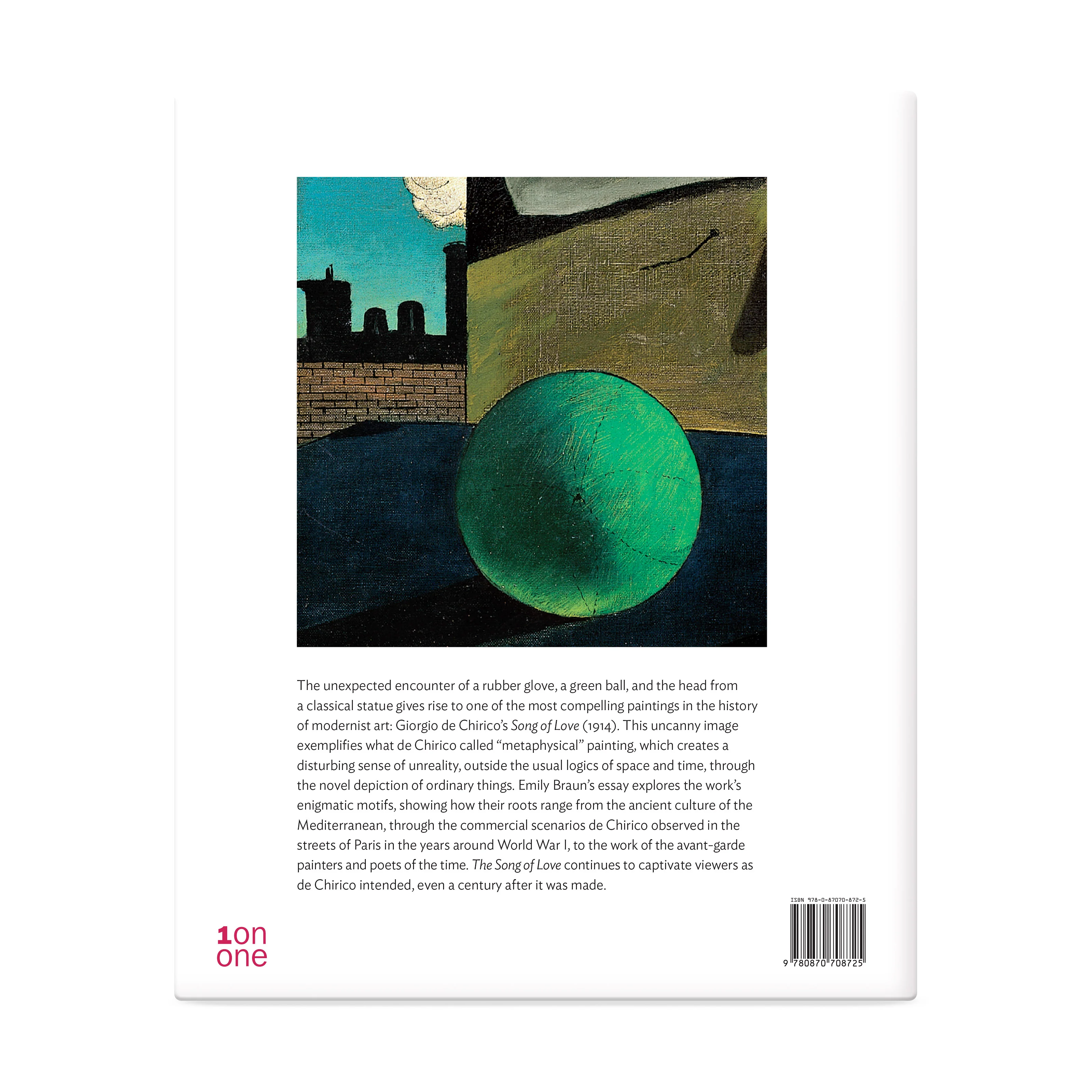 De Chirico: The Song of Love, One on One Series - Paperback - Image 2