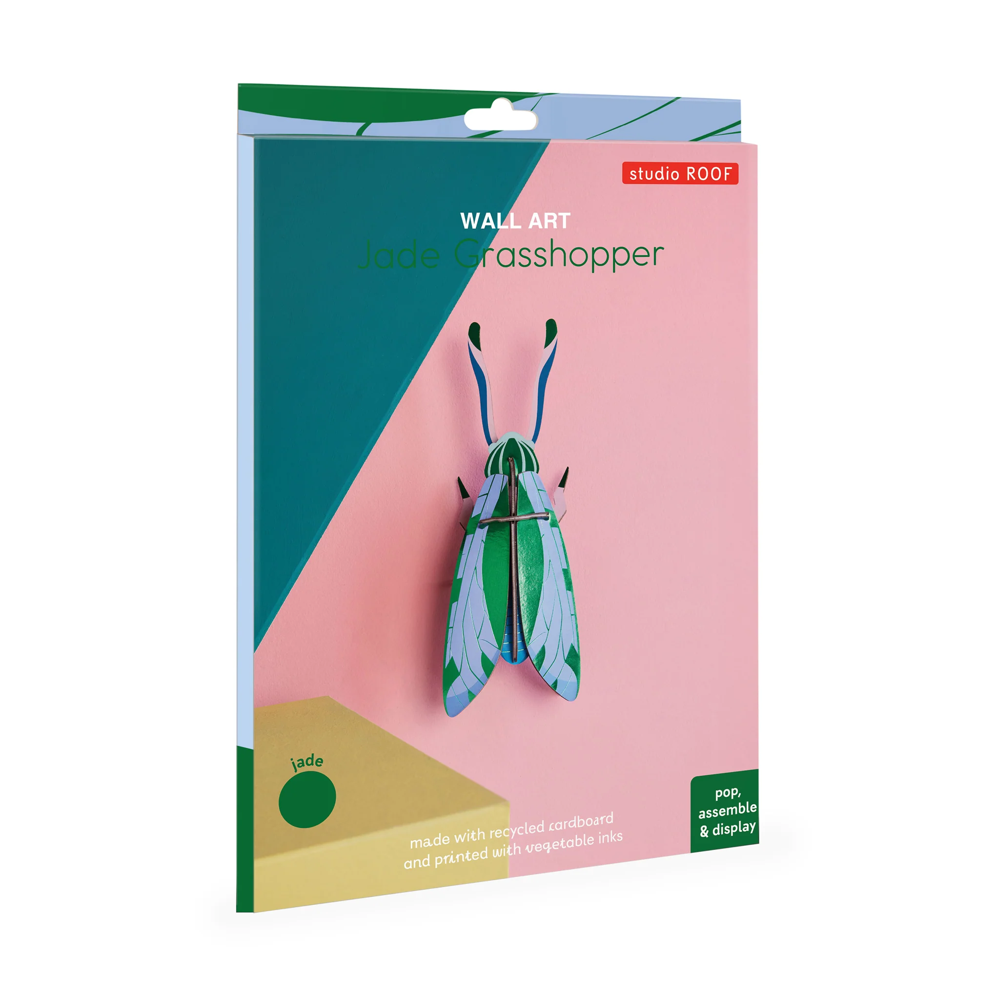 DIY Giant Beetle Kit - Jade Grasshopper - Image 3